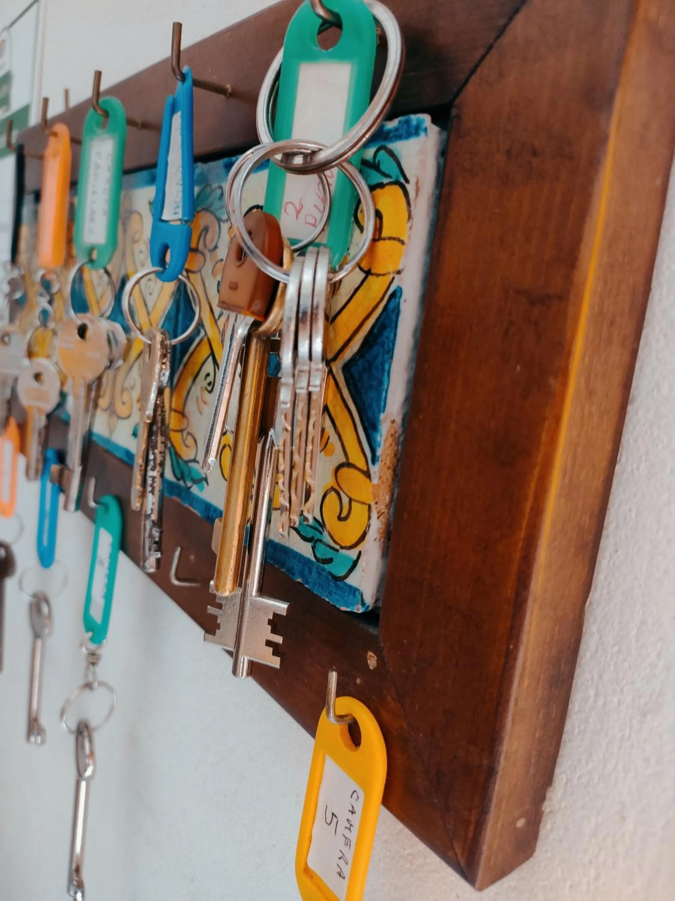 Decorative detail in B&B Gi-Rosa Caltagirone