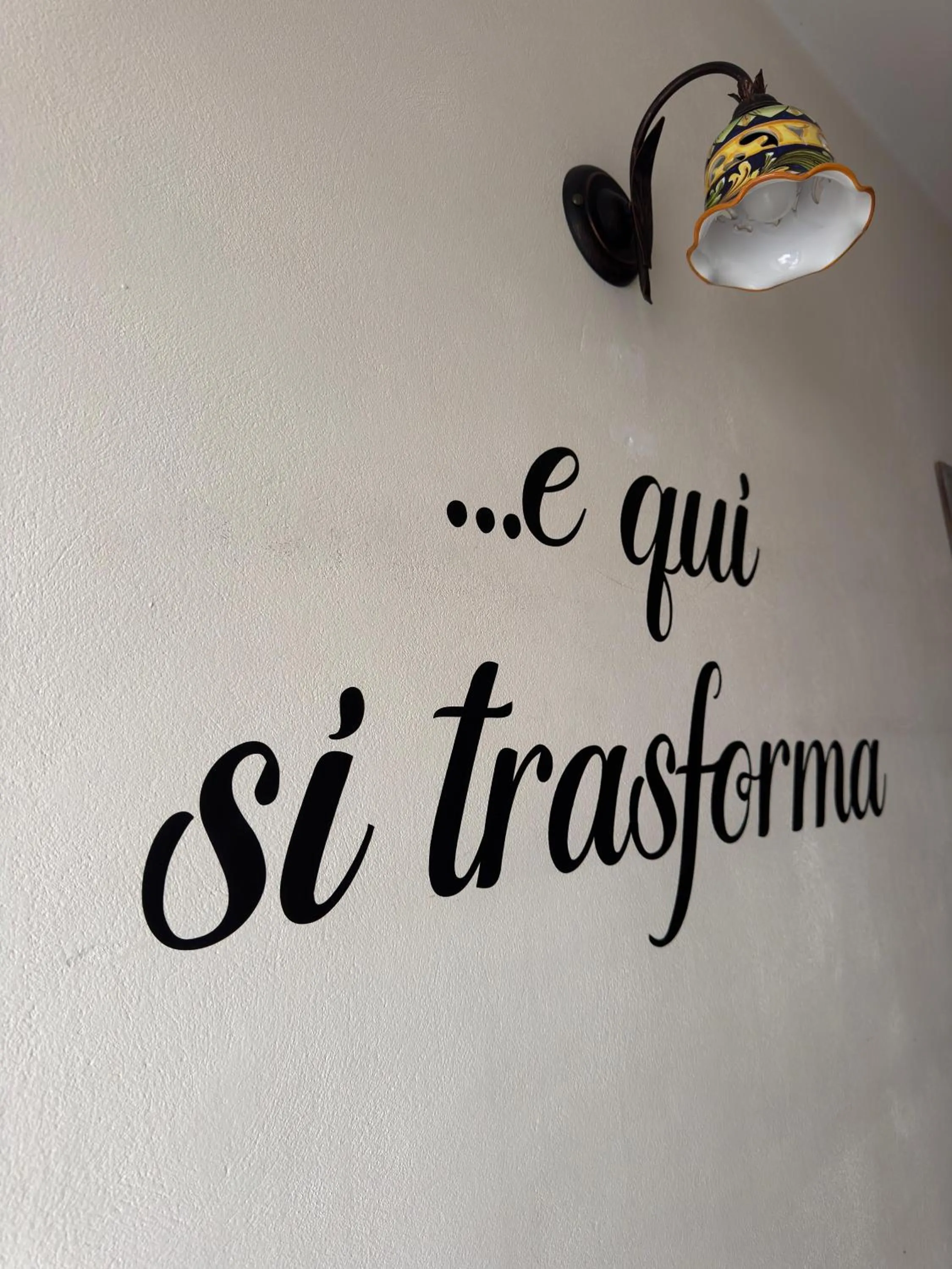 Decorative detail in B&B Gi-Rosa Caltagirone