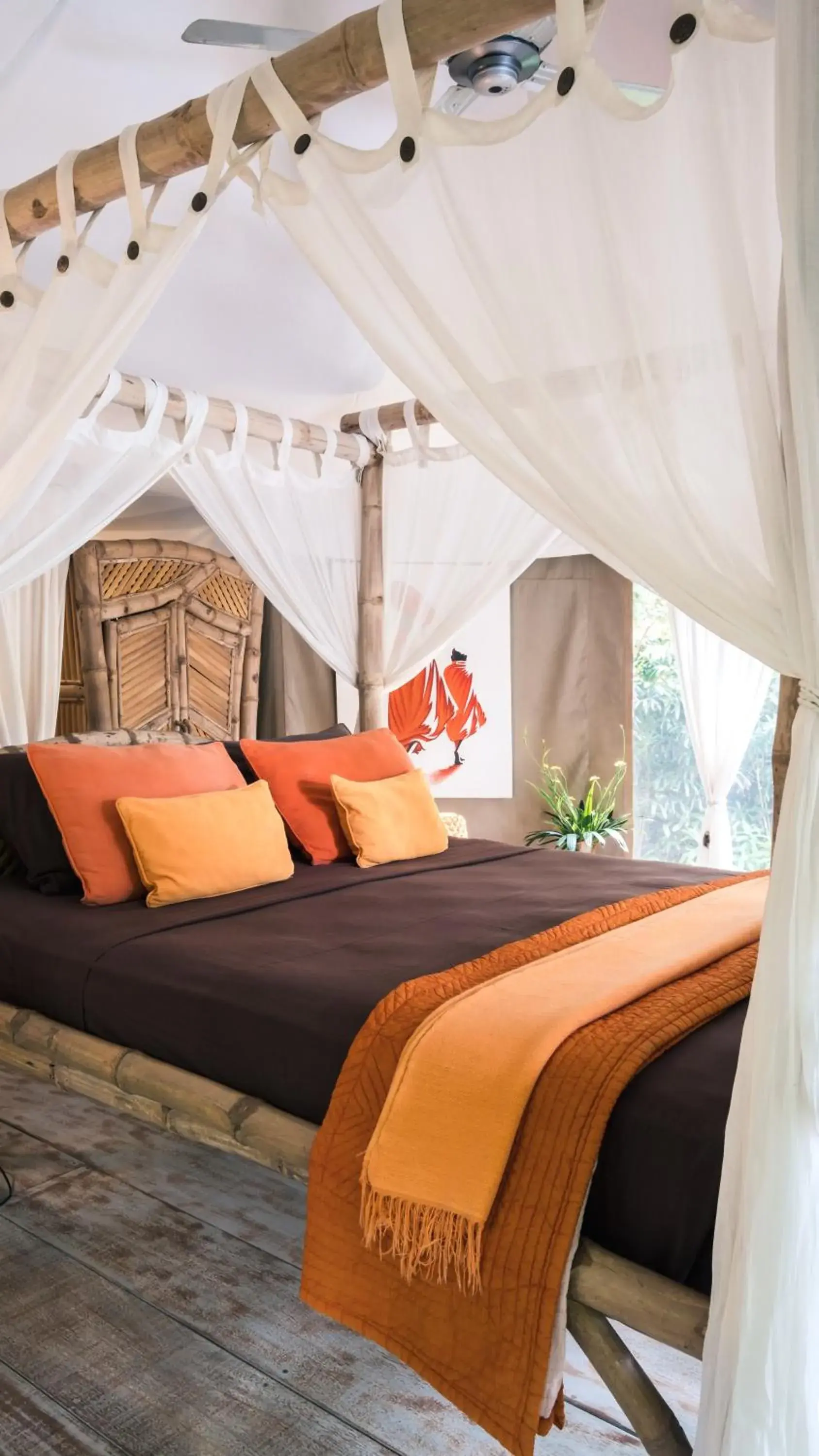 Bed in Sandat Glamping Tents Bed in Sandat Glamping Tents