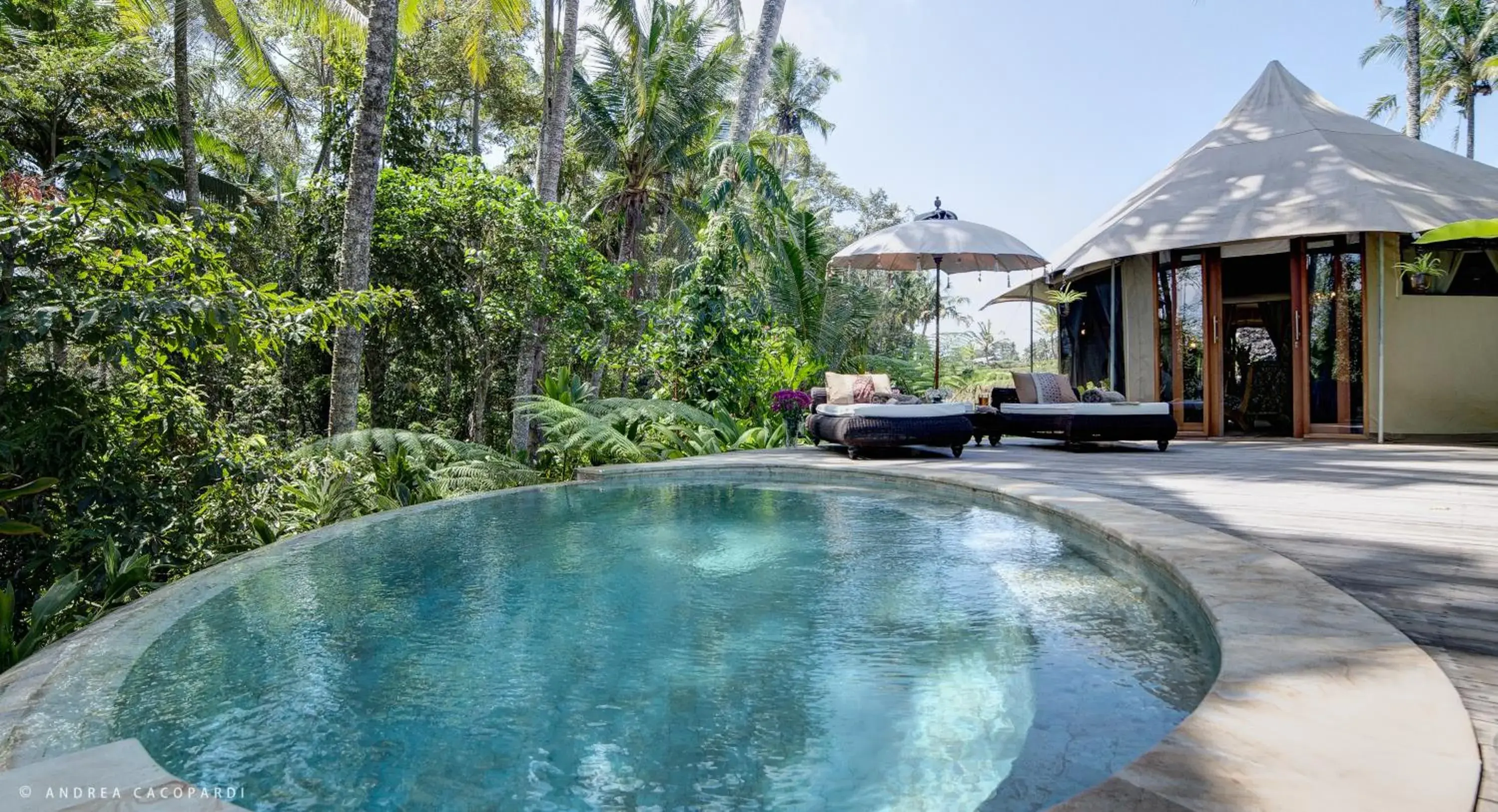 Swimming pool in Sandat Glamping Tents Swimming pool in Sandat Glamping Tents