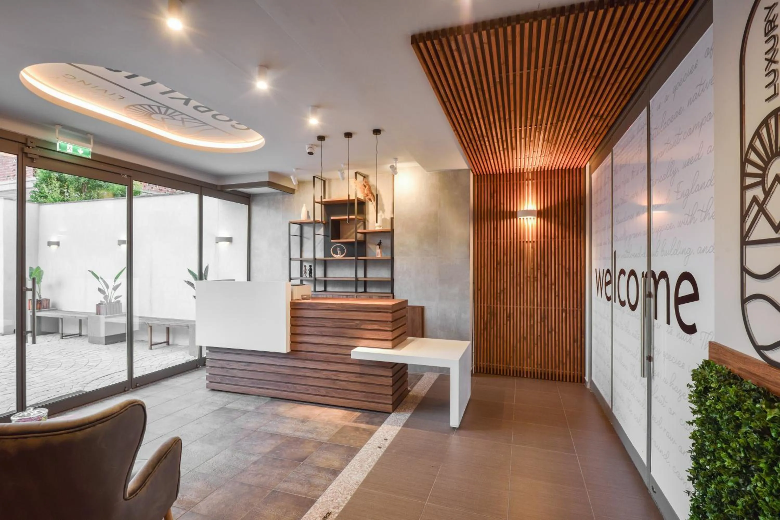 Lobby or reception in CORYLUS Luxury Rooms & Suites