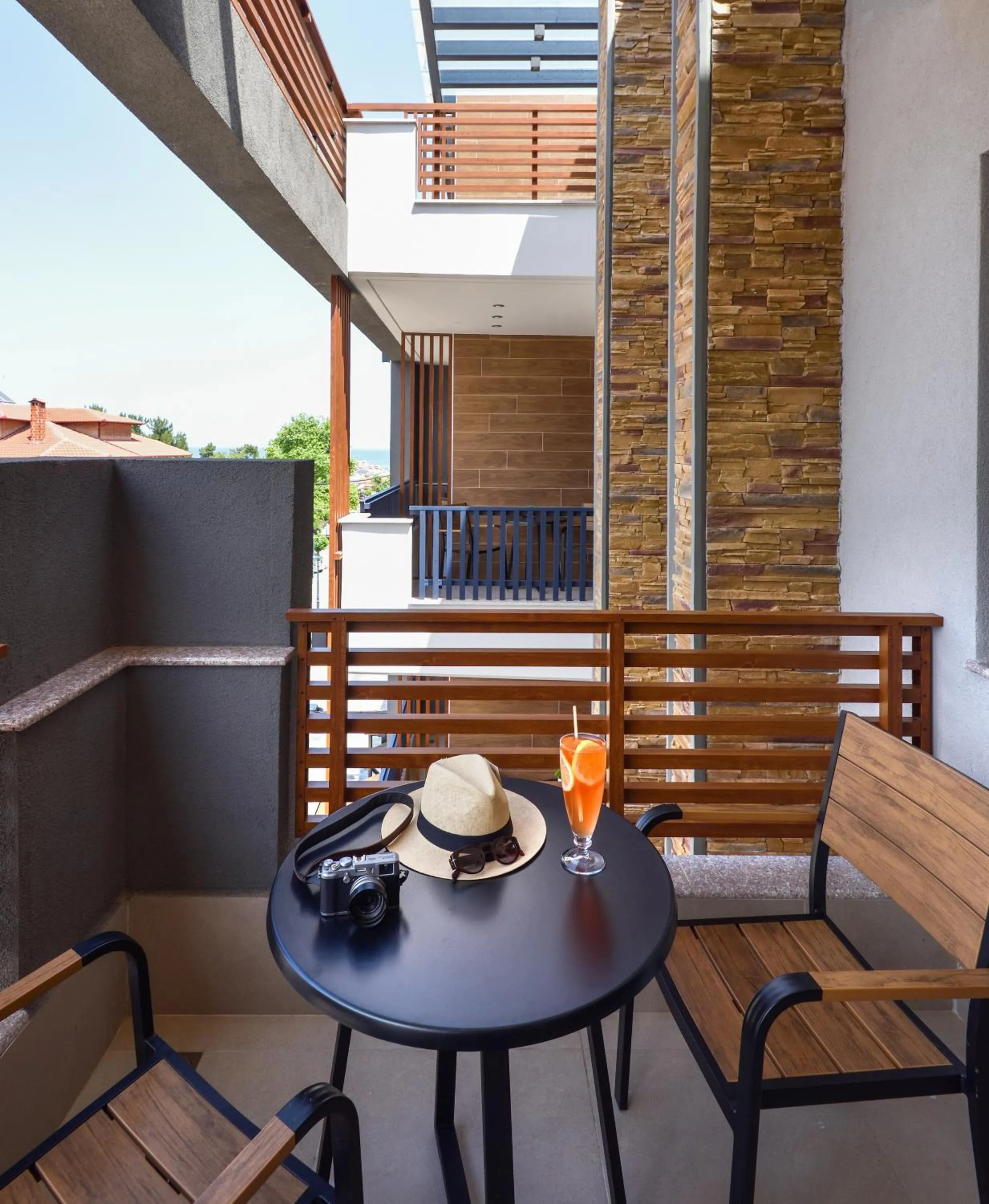 Balcony/Terrace in CORYLUS Luxury Rooms & Suites