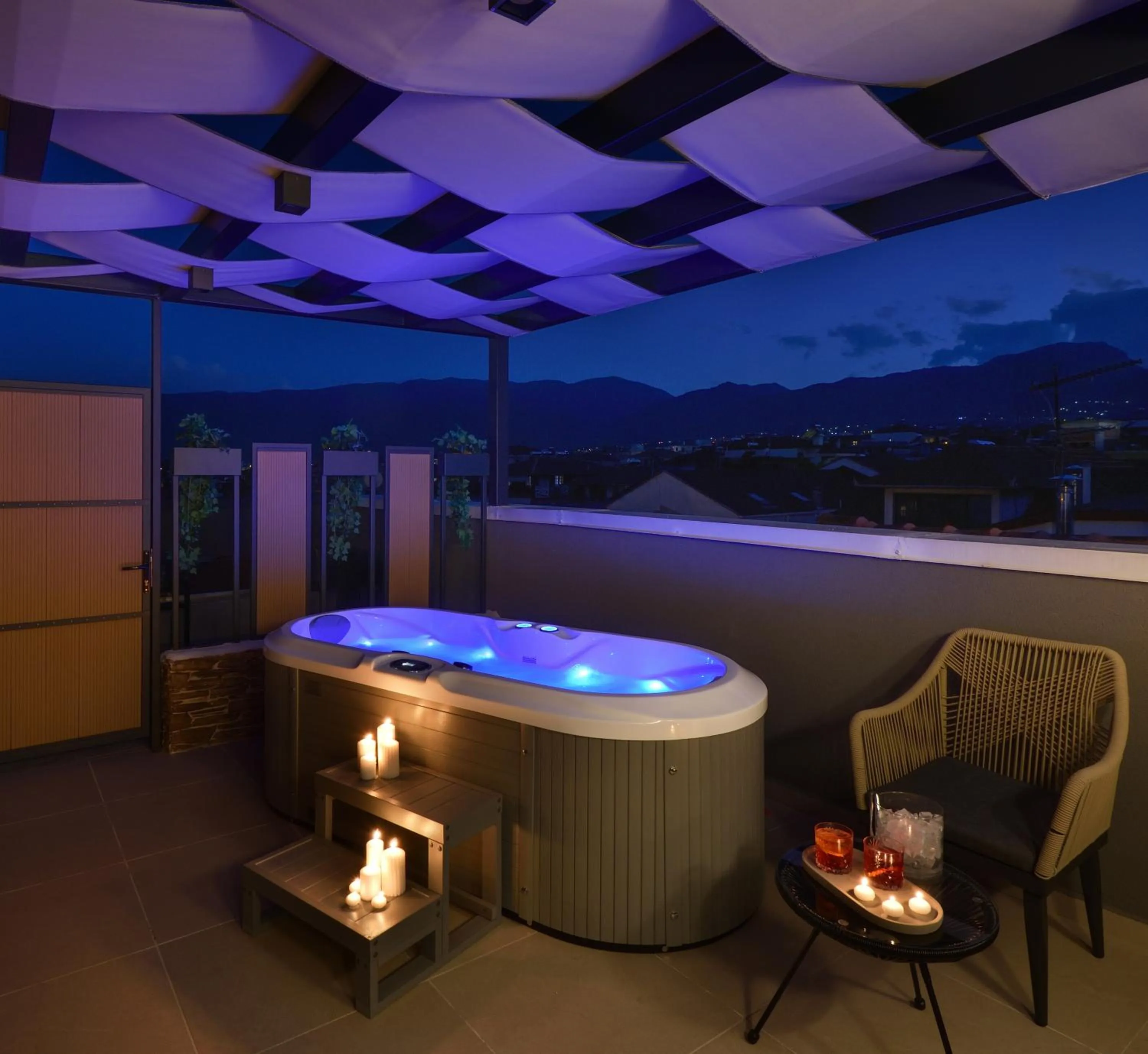 Night in CORYLUS Luxury Rooms & Suites