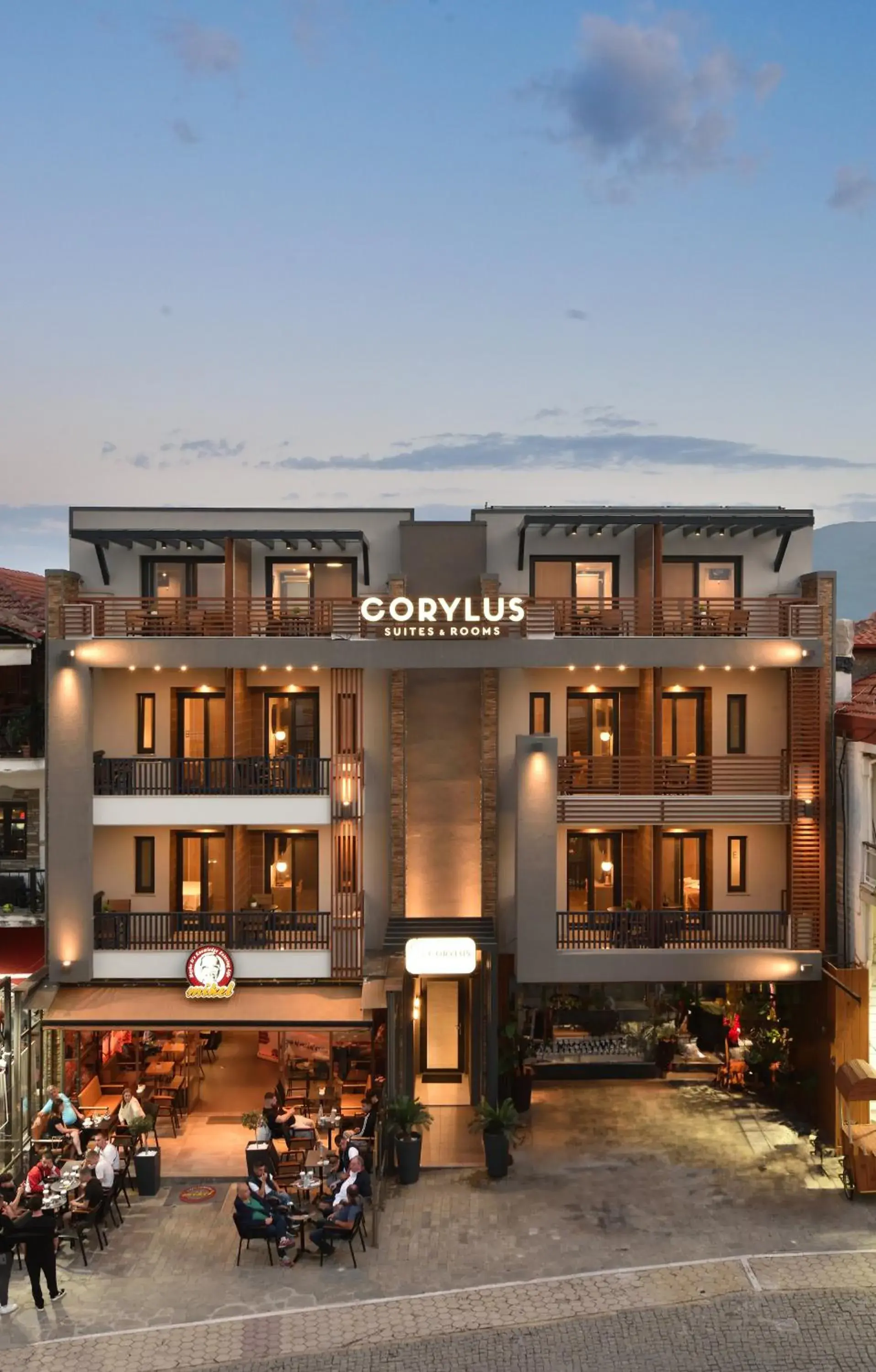 Property building in CORYLUS Luxury Rooms & Suites Property building in CORYLUS Luxury Rooms & Suites