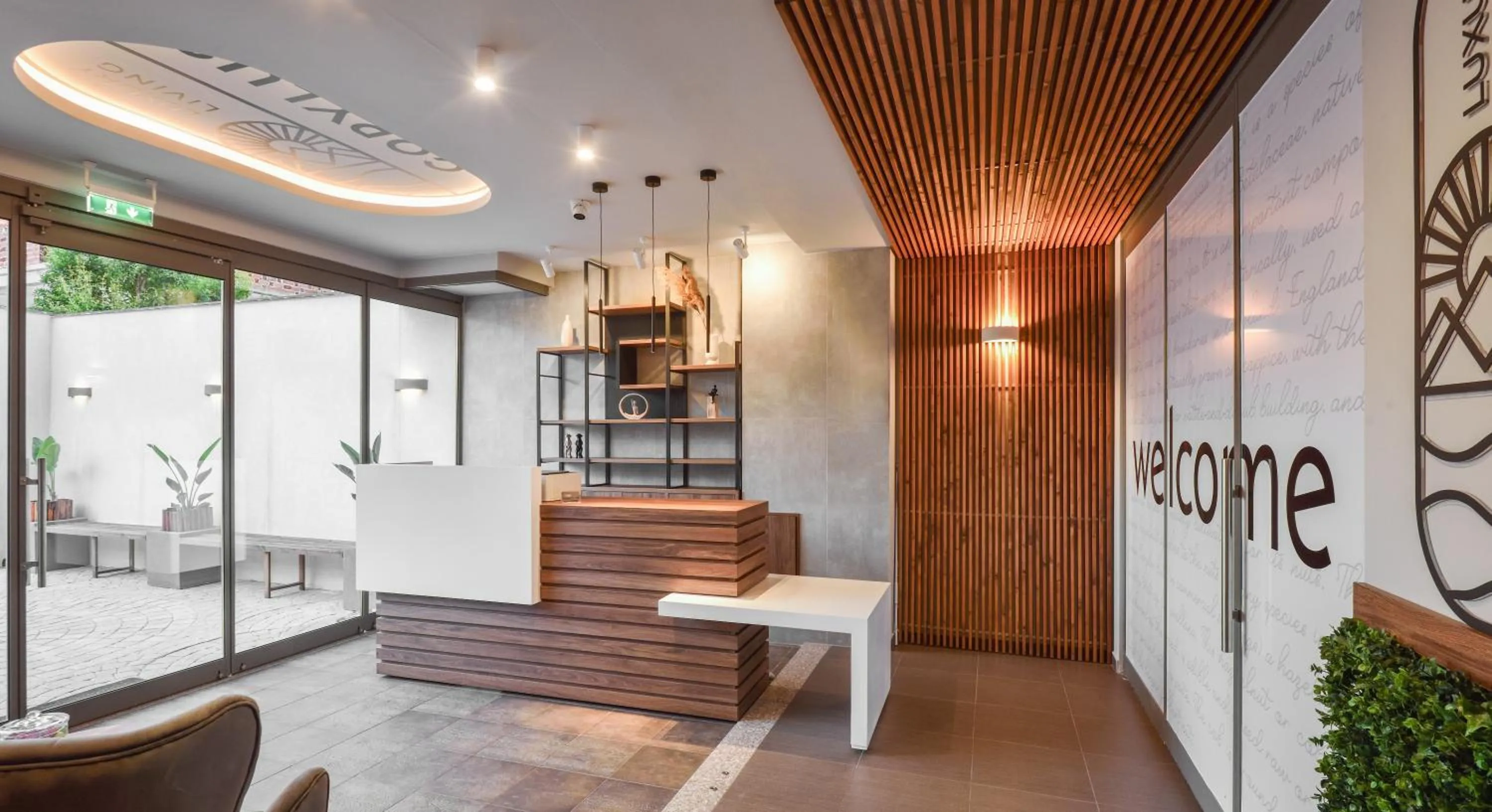 Lobby or reception in CORYLUS Luxury Rooms & Suites