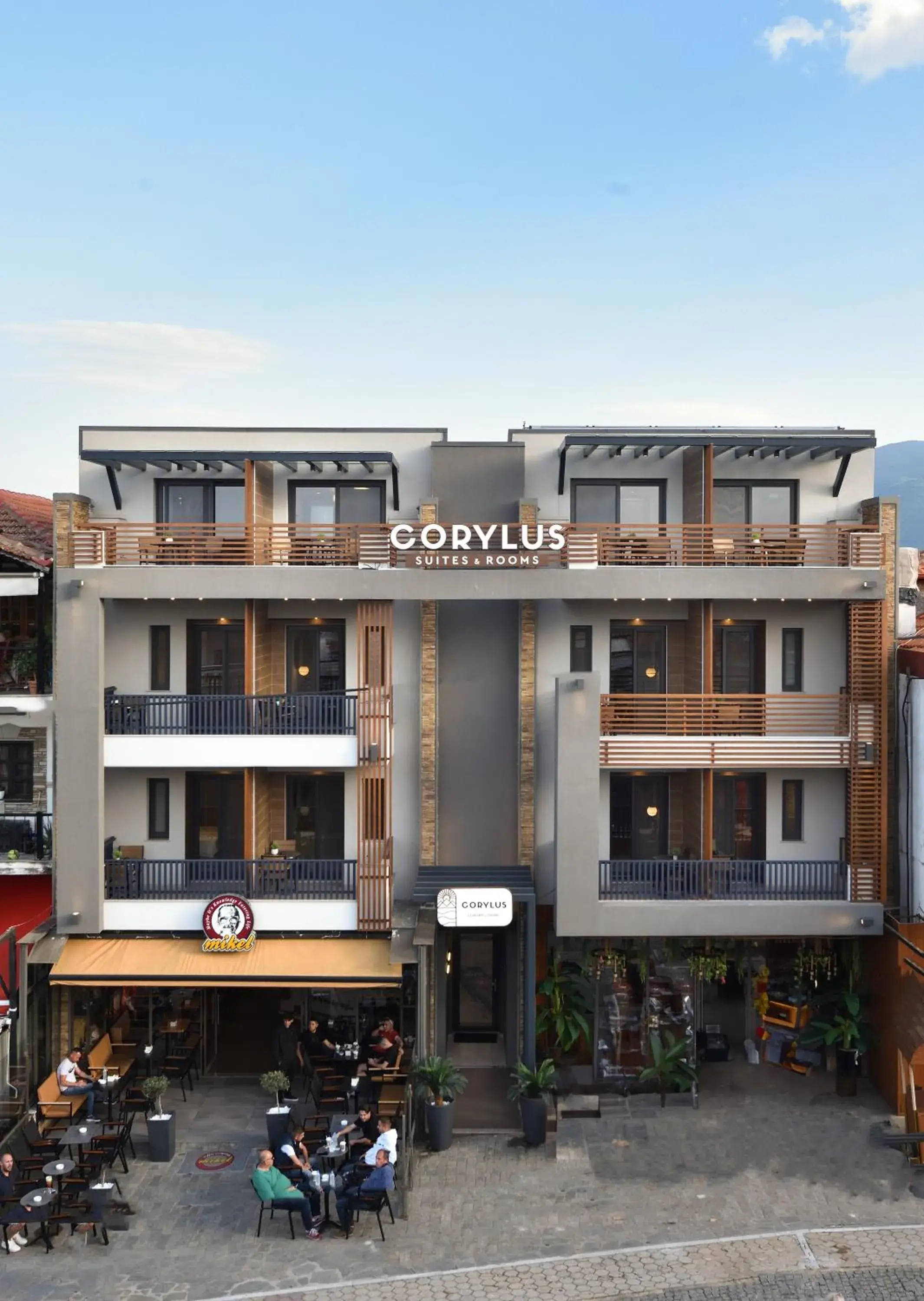 Property building in CORYLUS Luxury Rooms & Suites Property building in CORYLUS Luxury Rooms & Suites