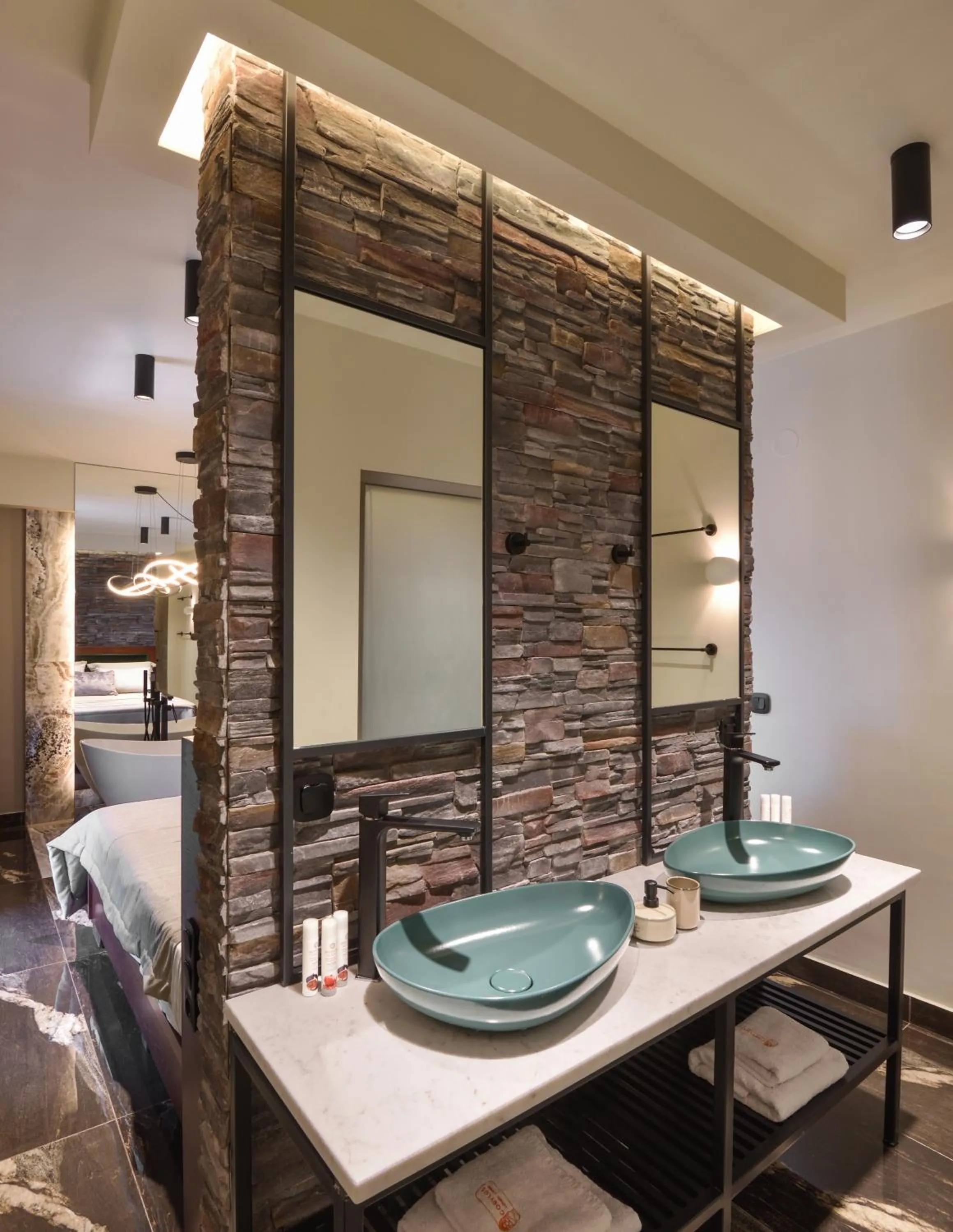 Bathroom in CORYLUS Luxury Rooms & Suites