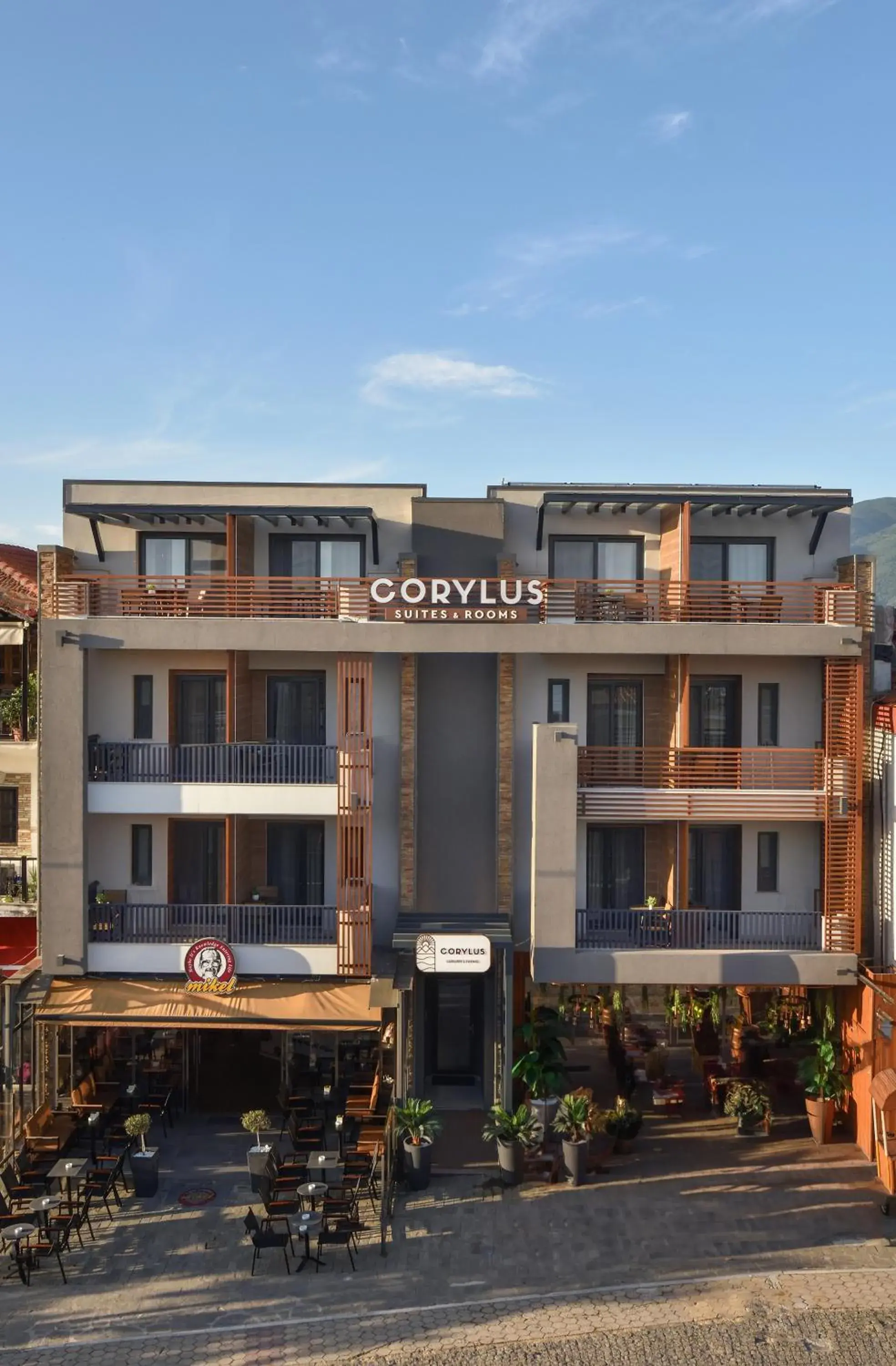 Property building in CORYLUS Luxury Rooms & Suites Property building in CORYLUS Luxury Rooms & Suites