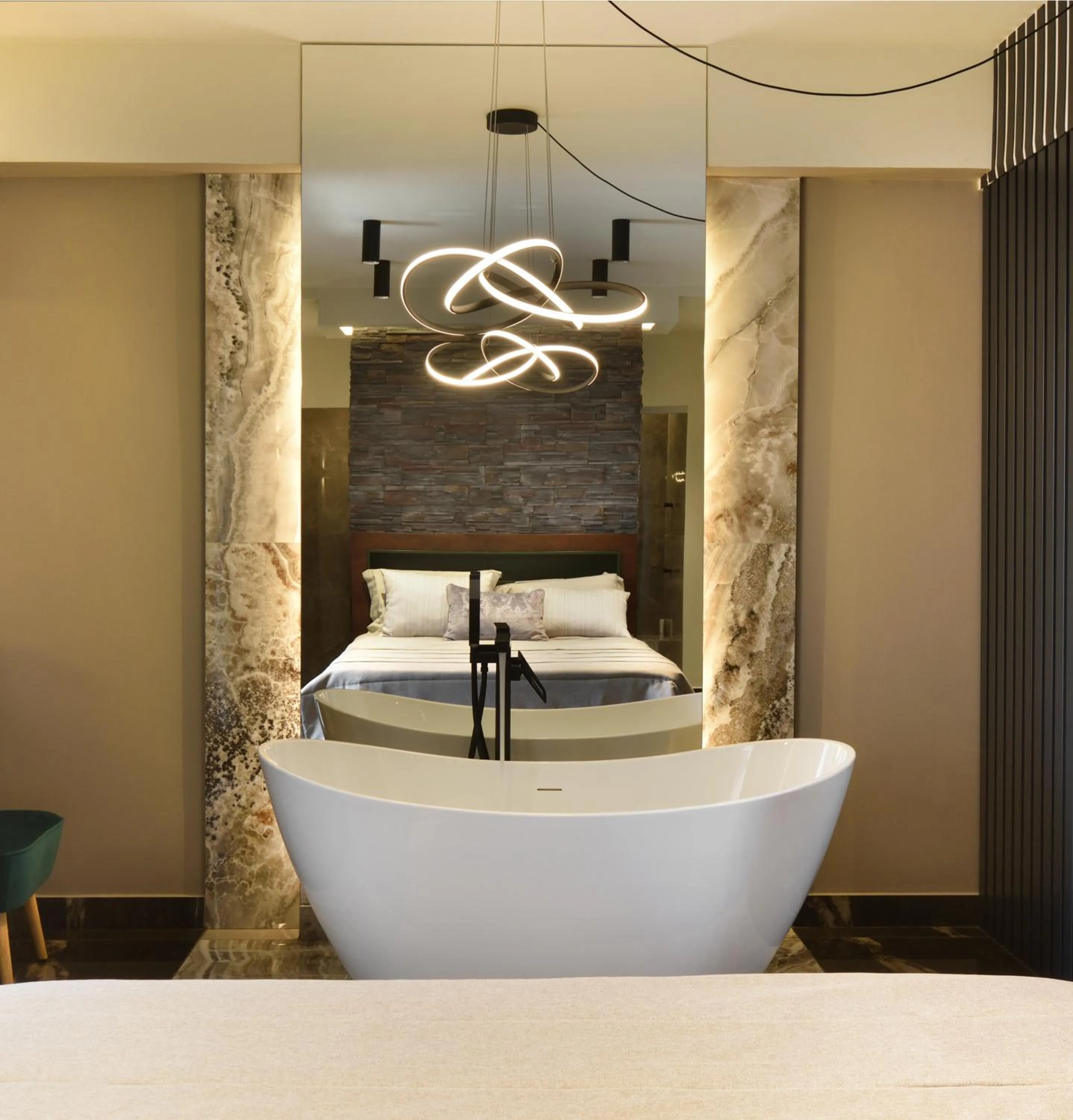 Bath in CORYLUS Luxury Rooms & Suites