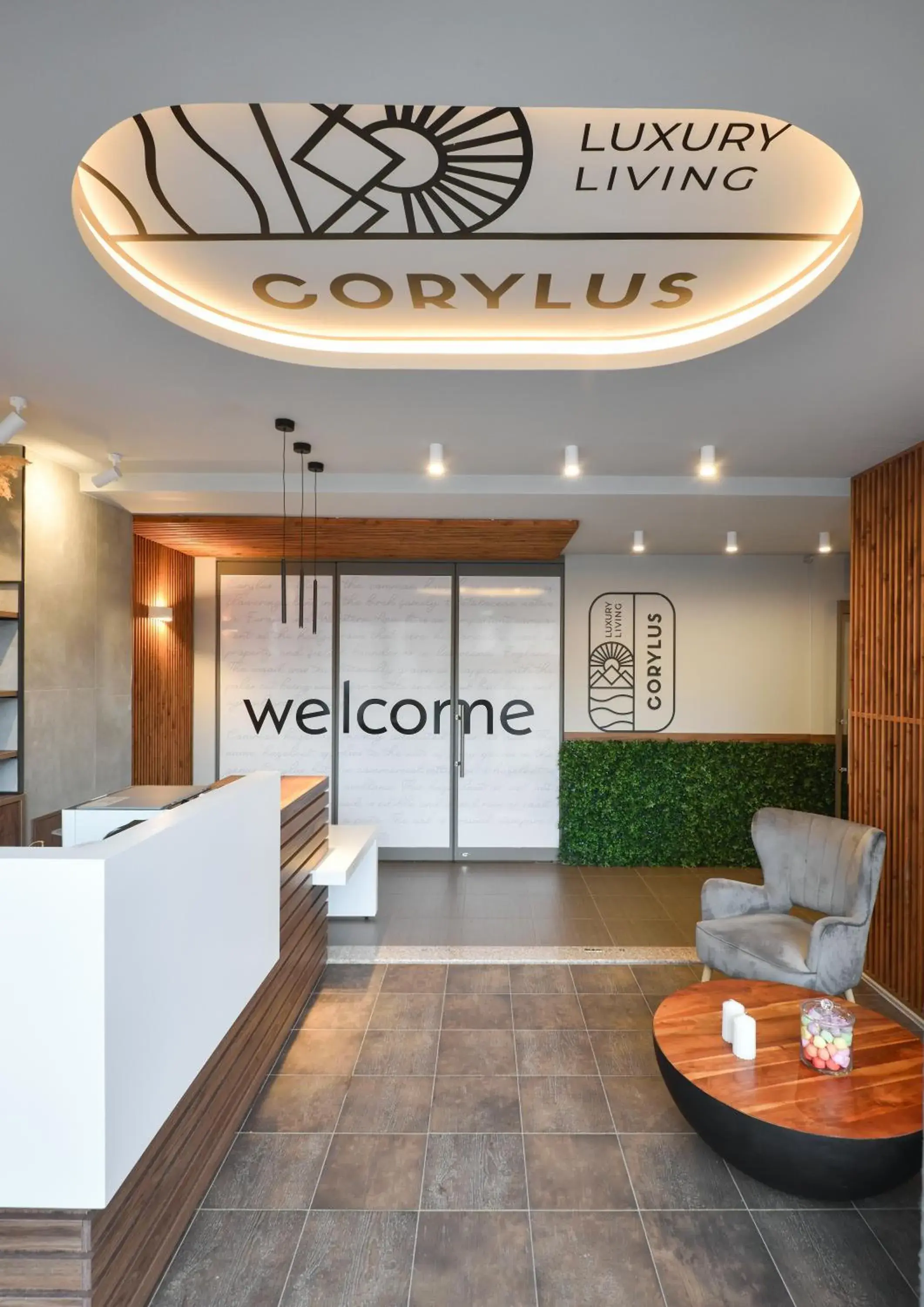 Lobby or reception in CORYLUS Luxury Rooms & Suites Lobby or reception in CORYLUS Luxury Rooms & Suites