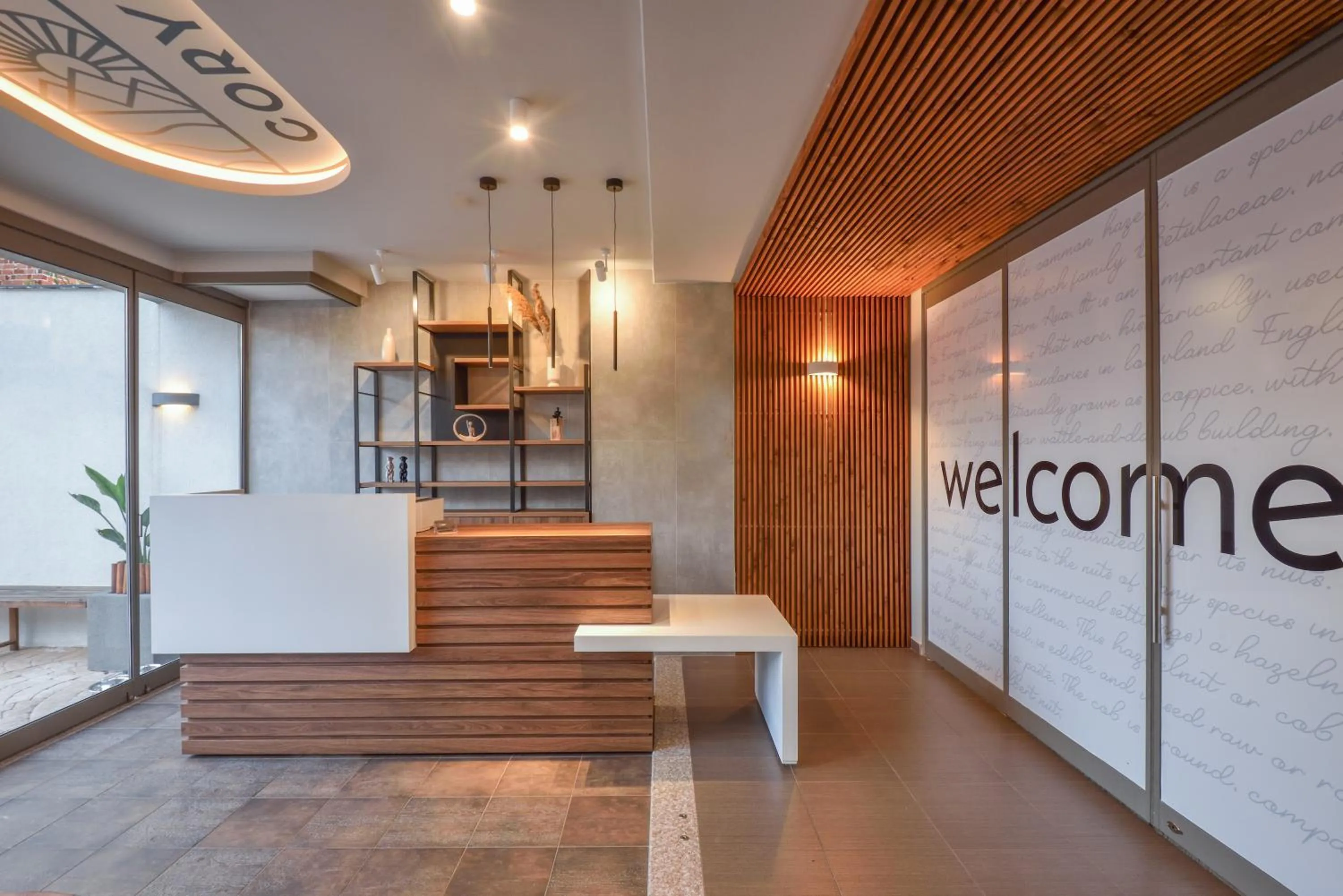 Lobby or reception in CORYLUS Luxury Rooms & Suites