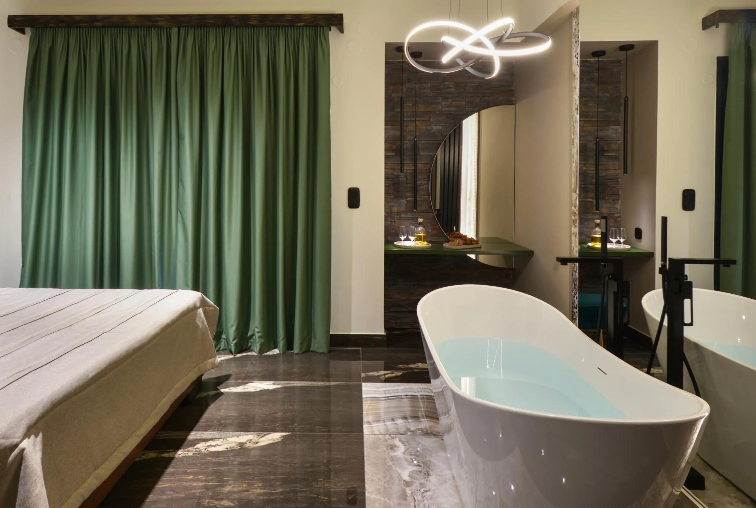 Photo of the whole room, Bed in CORYLUS Luxury Rooms & Suites