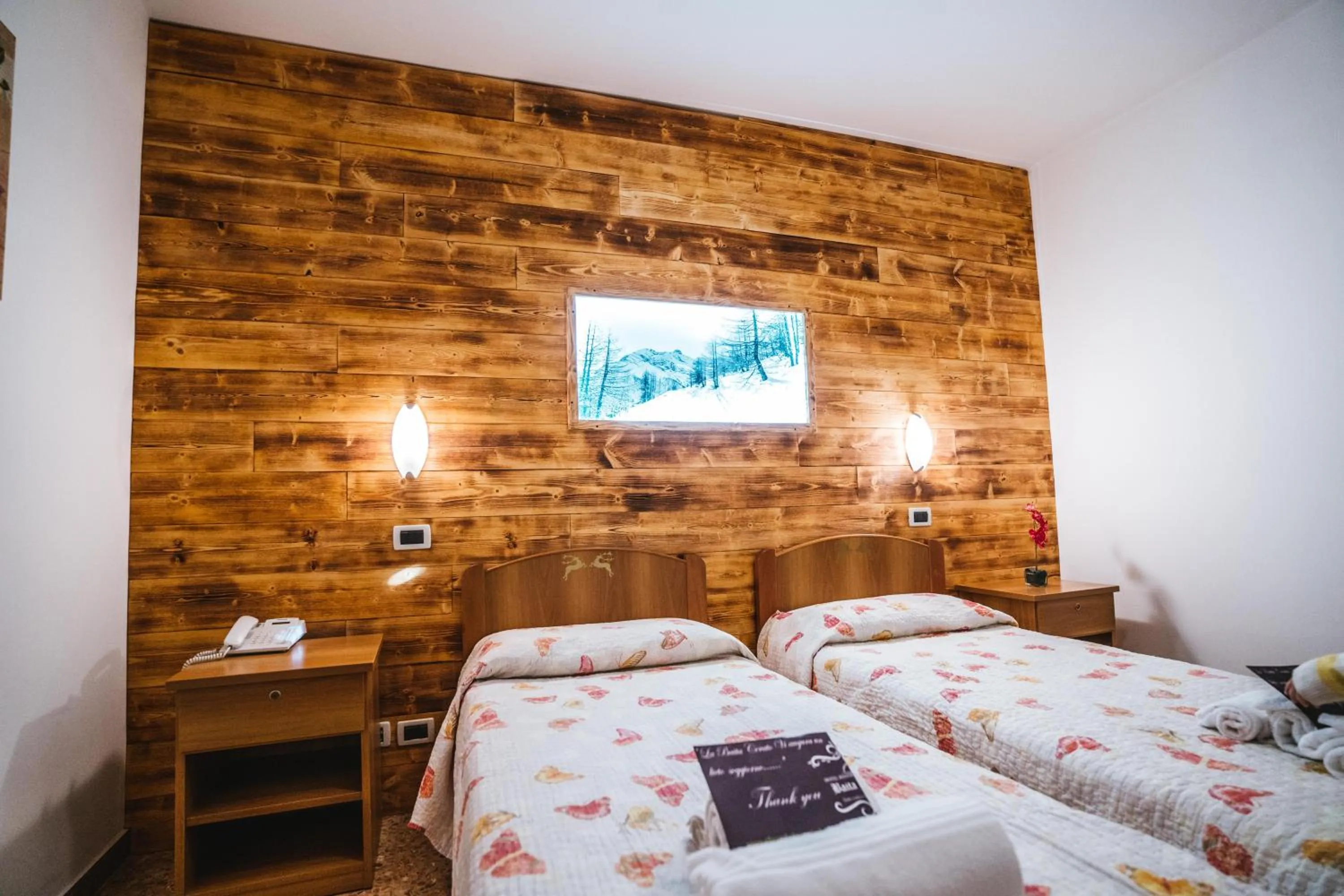 Bed in Wellness Hotel Ristorante Baita Cerato