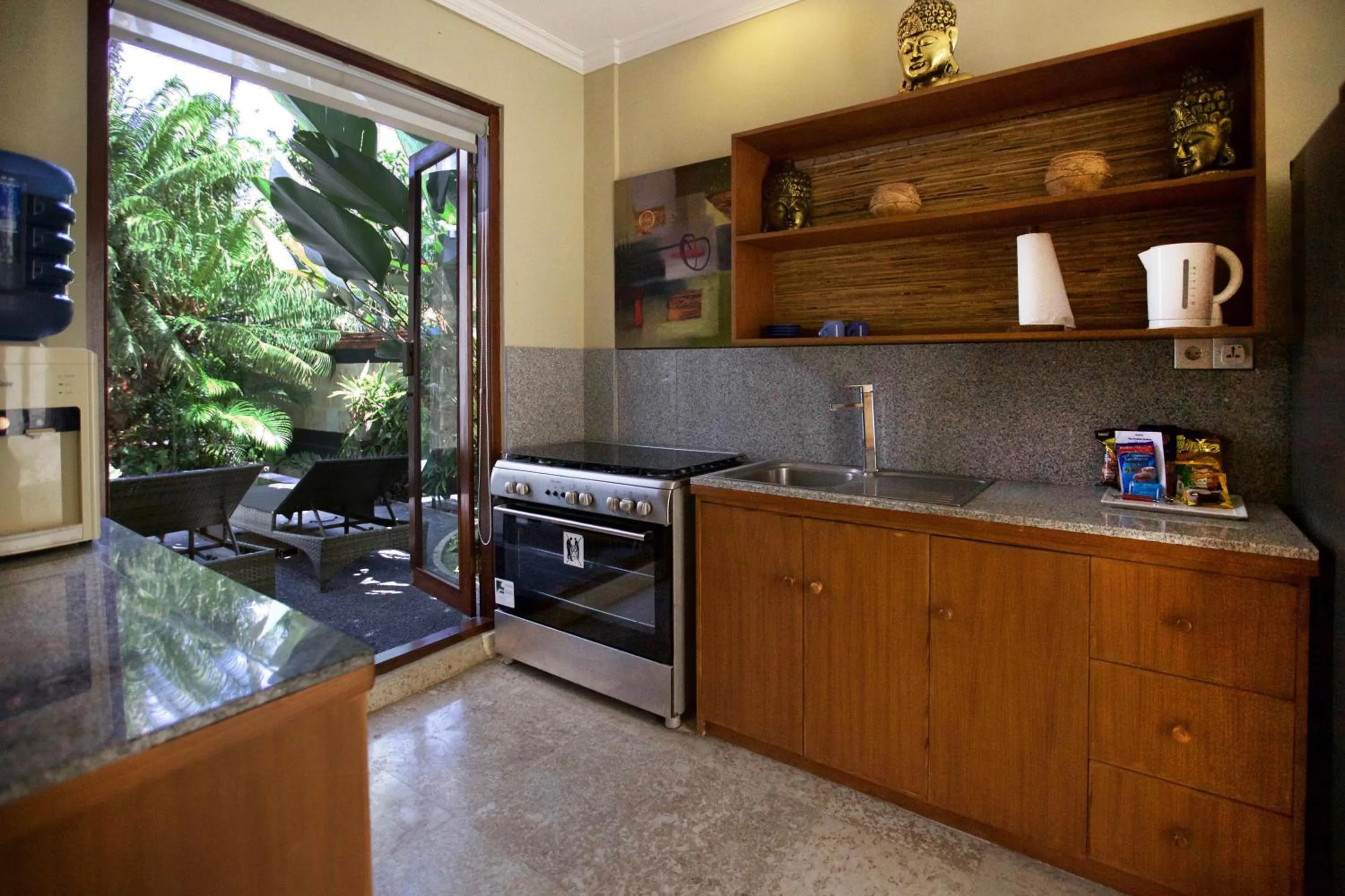 Communal kitchen in Bayshore Residence