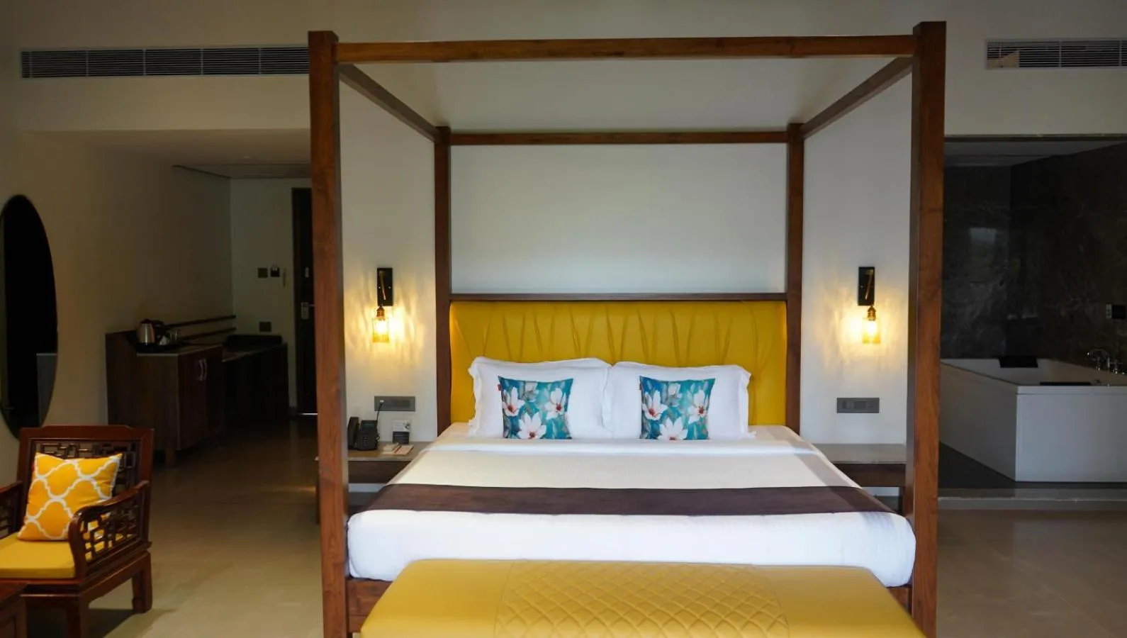Bedroom, Bed in Golden Fields Resort