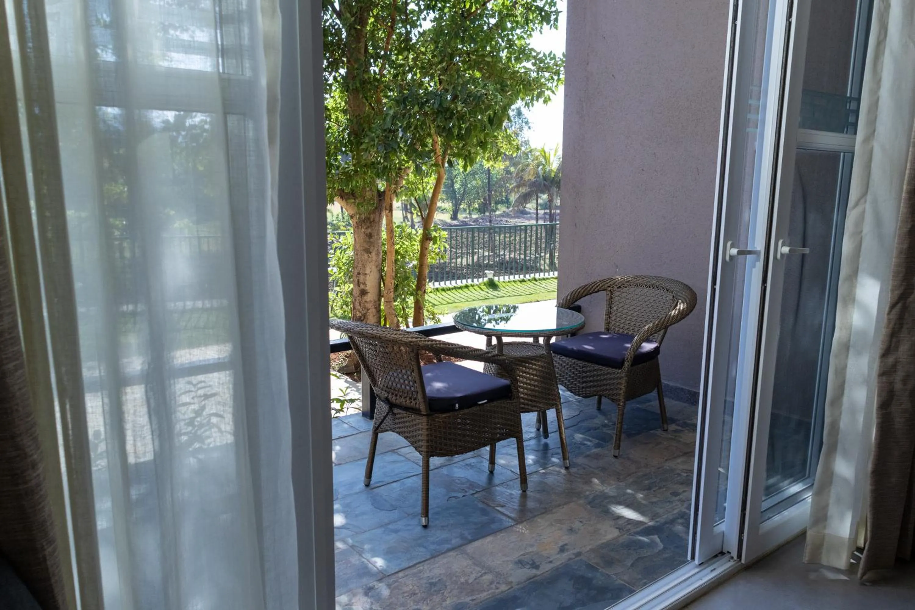 Seating area in Golden Fields Resort