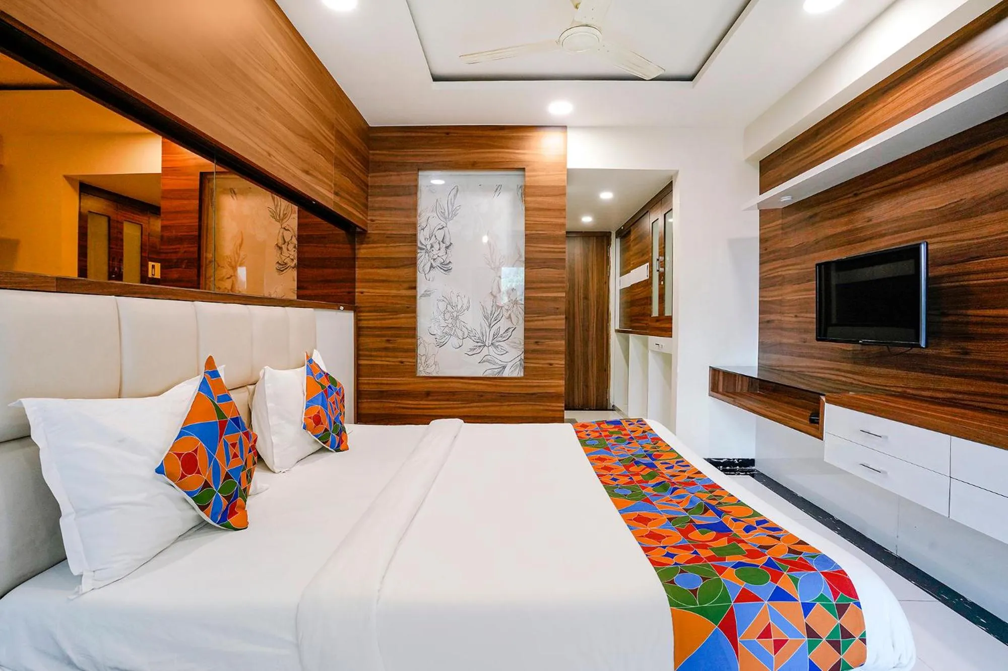 Bed in FabHotel The Nashik Inn - Nr Vijay Mamta Theatre, Nashik Road