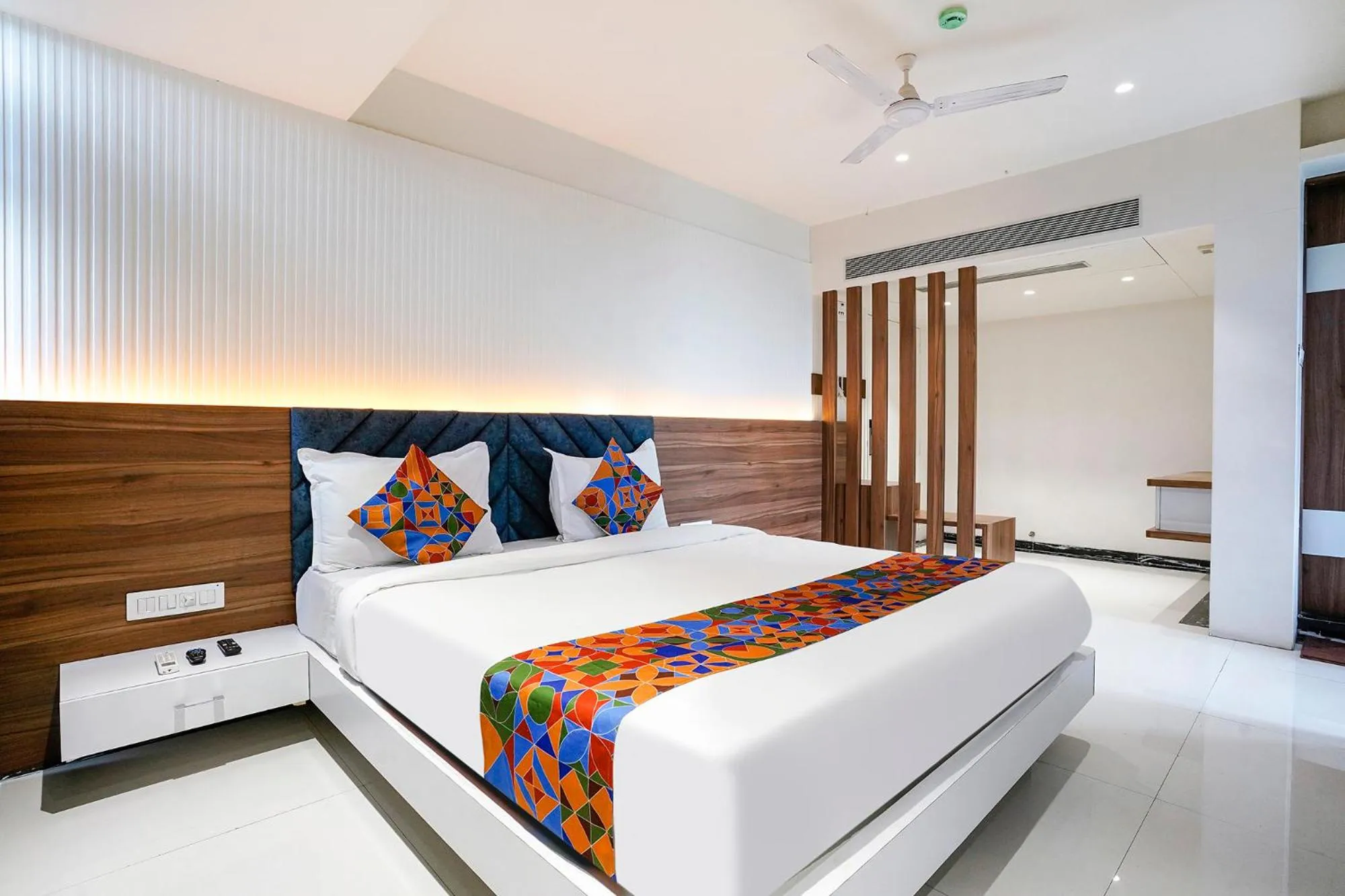 Bed in FabHotel The Nashik Inn - Nr Vijay Mamta Theatre, Nashik Road