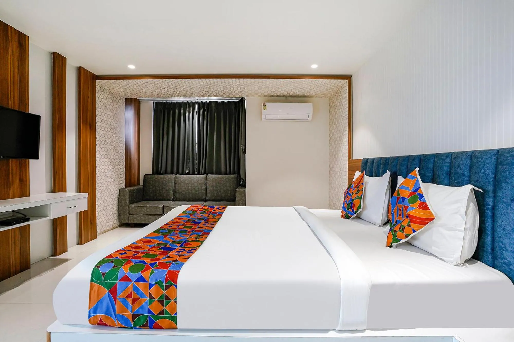 Bed in FabHotel The Nashik Inn - Nr Vijay Mamta Theatre, Nashik Road