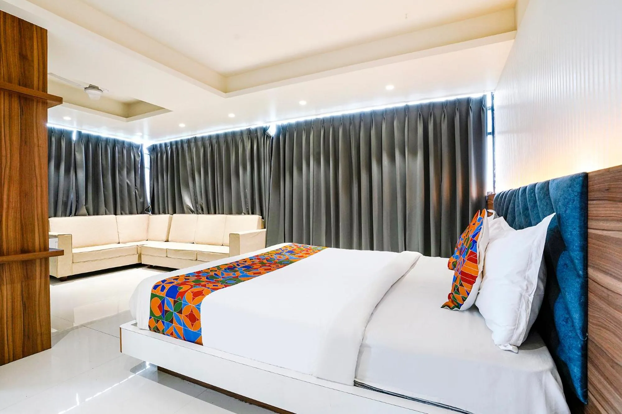 Bed in FabHotel The Nashik Inn - Nr Vijay Mamta Theatre, Nashik Road