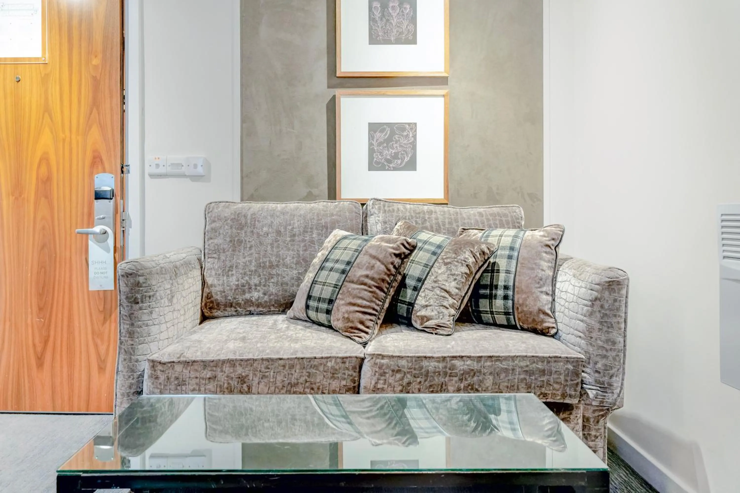 Seating area in The Landmark Hotel and SPA Leisure Club Dundee By Sunday