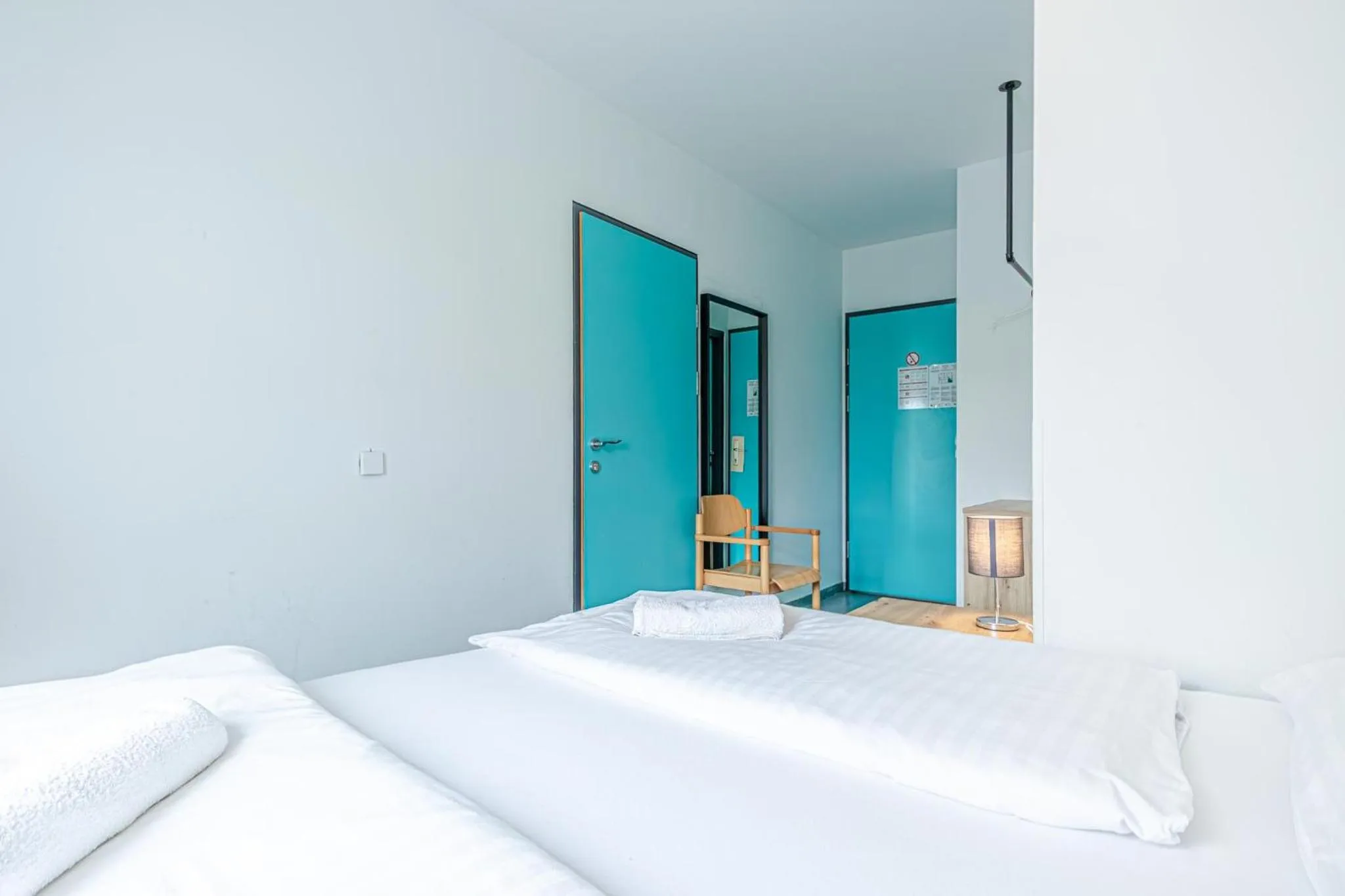 Bed in Hotel Astral Vienna