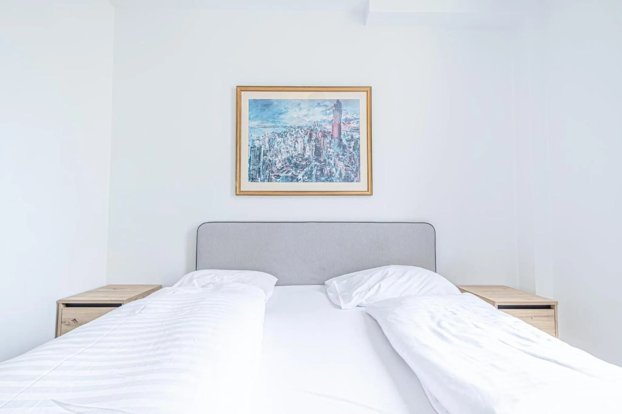 Bed in Hotel Astral Vienna