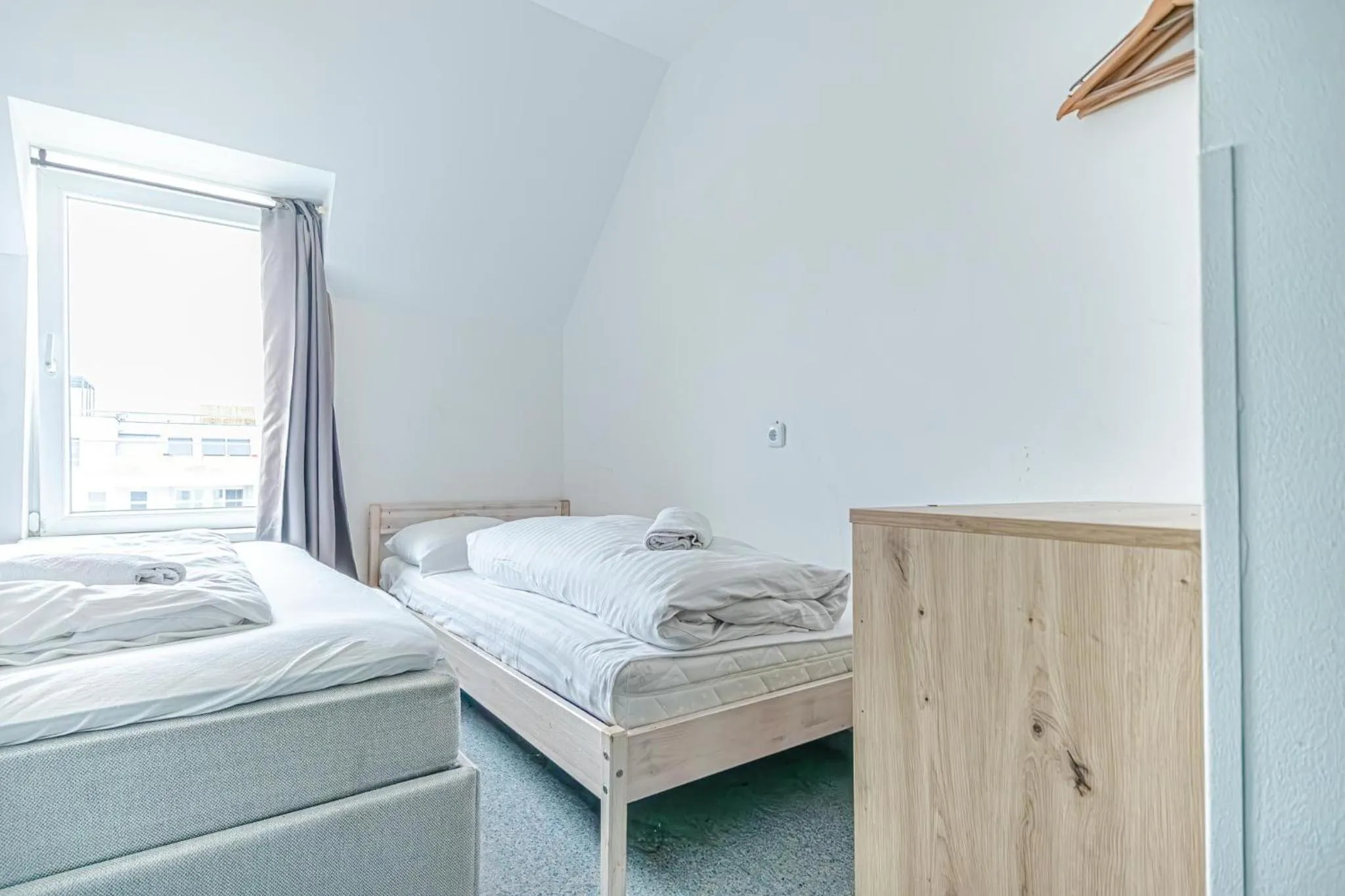 Bed in Hotel Astral Vienna