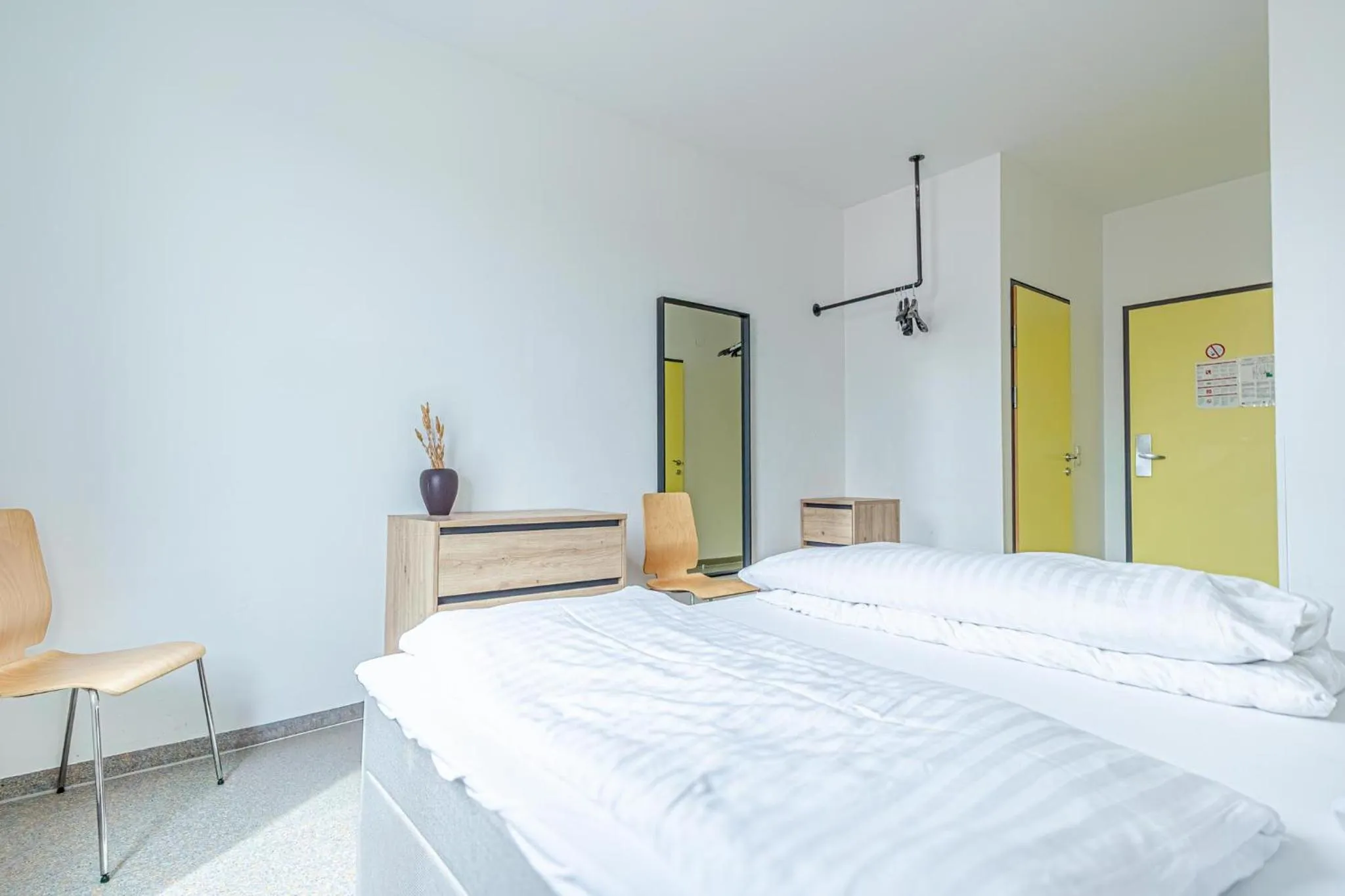 Bed in Hotel Astral Vienna