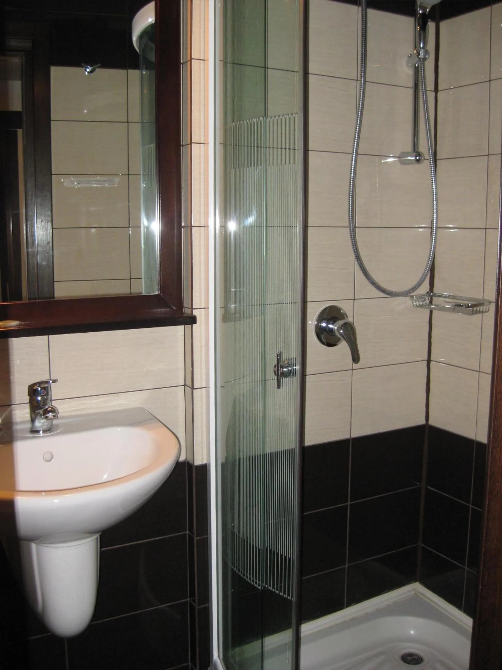 Shower in Hotel Anina