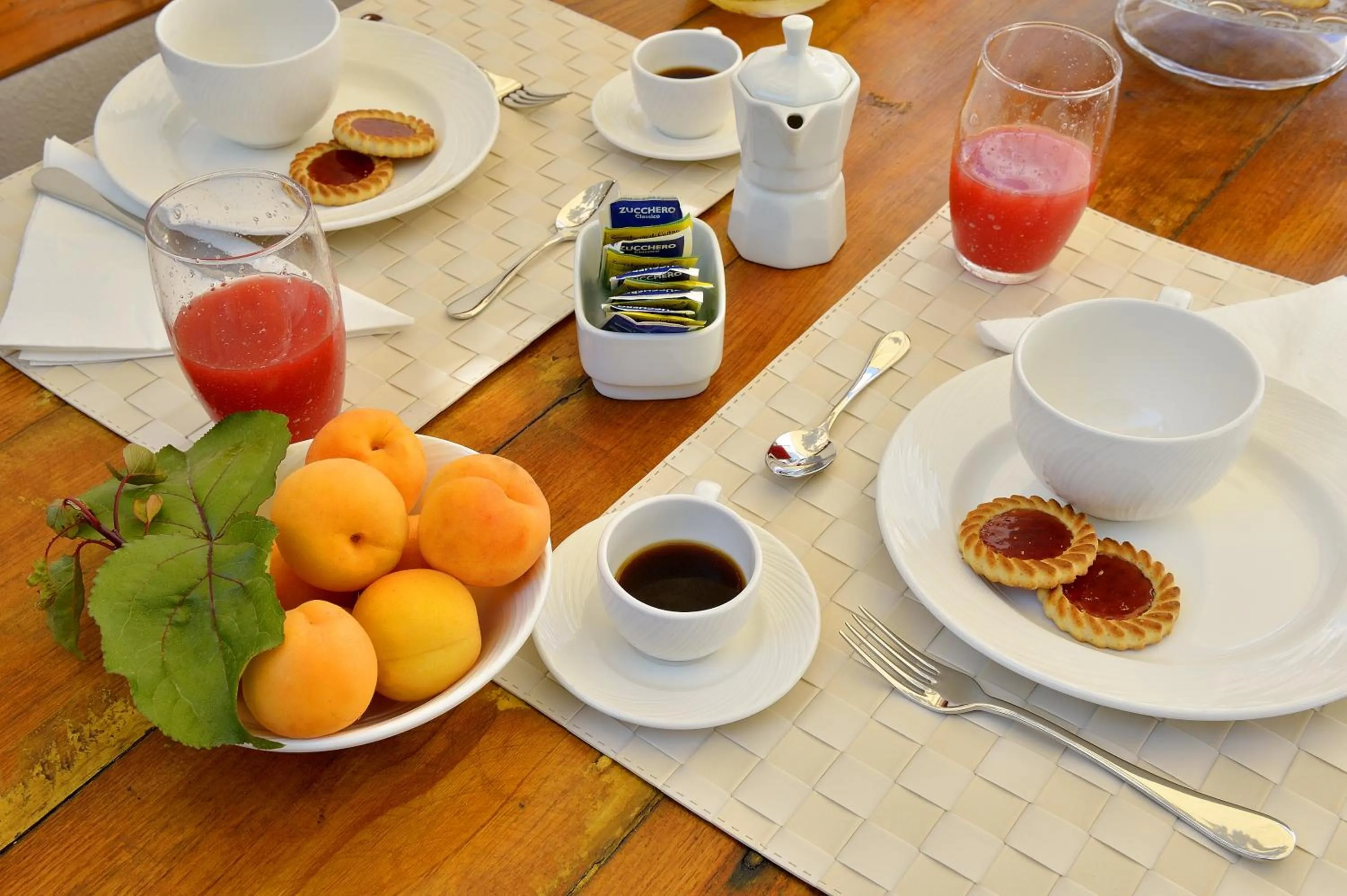 Italian breakfast in BnB Le Isole