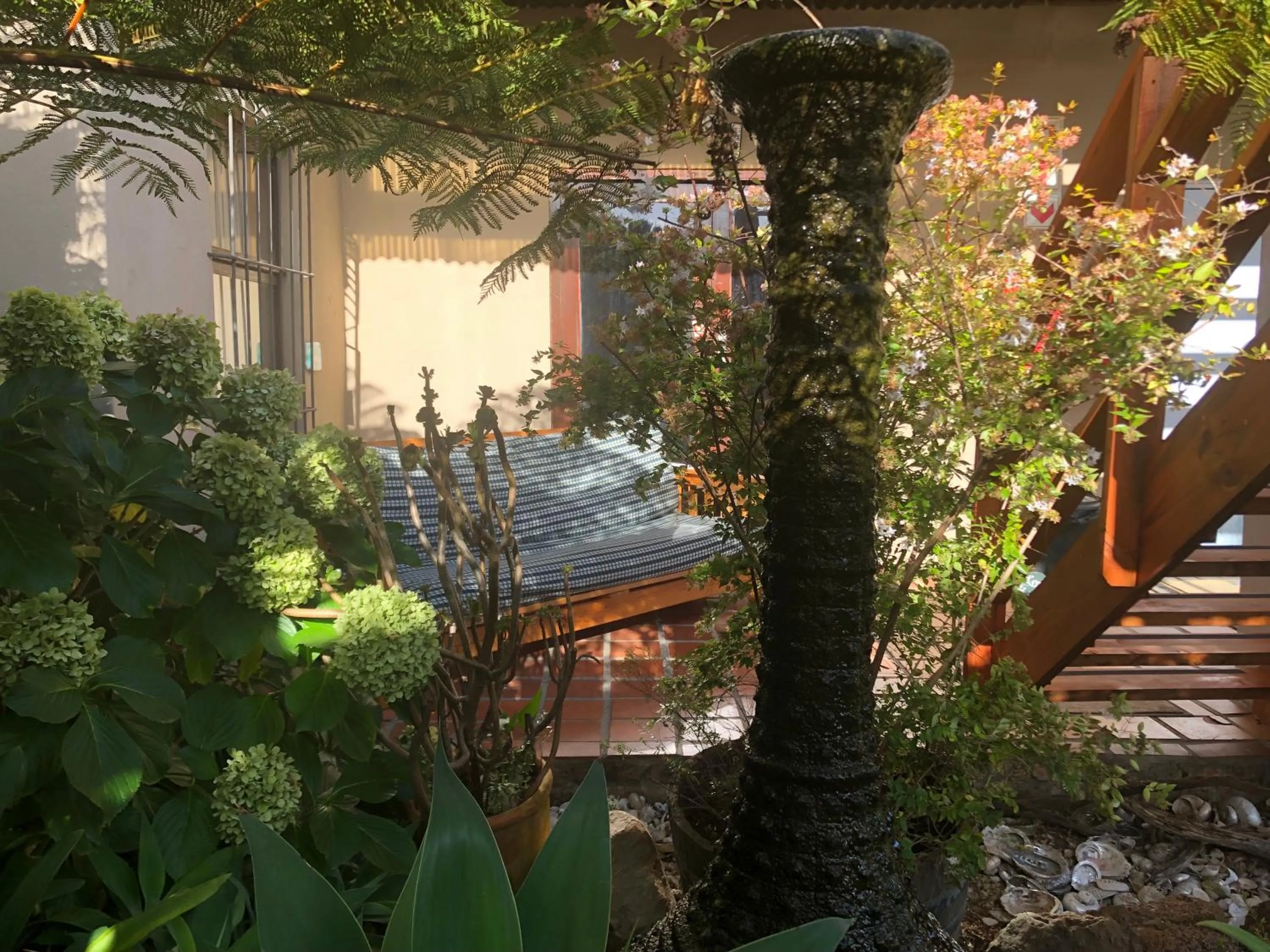Patio in Fisherhaven Travellers Lodge
