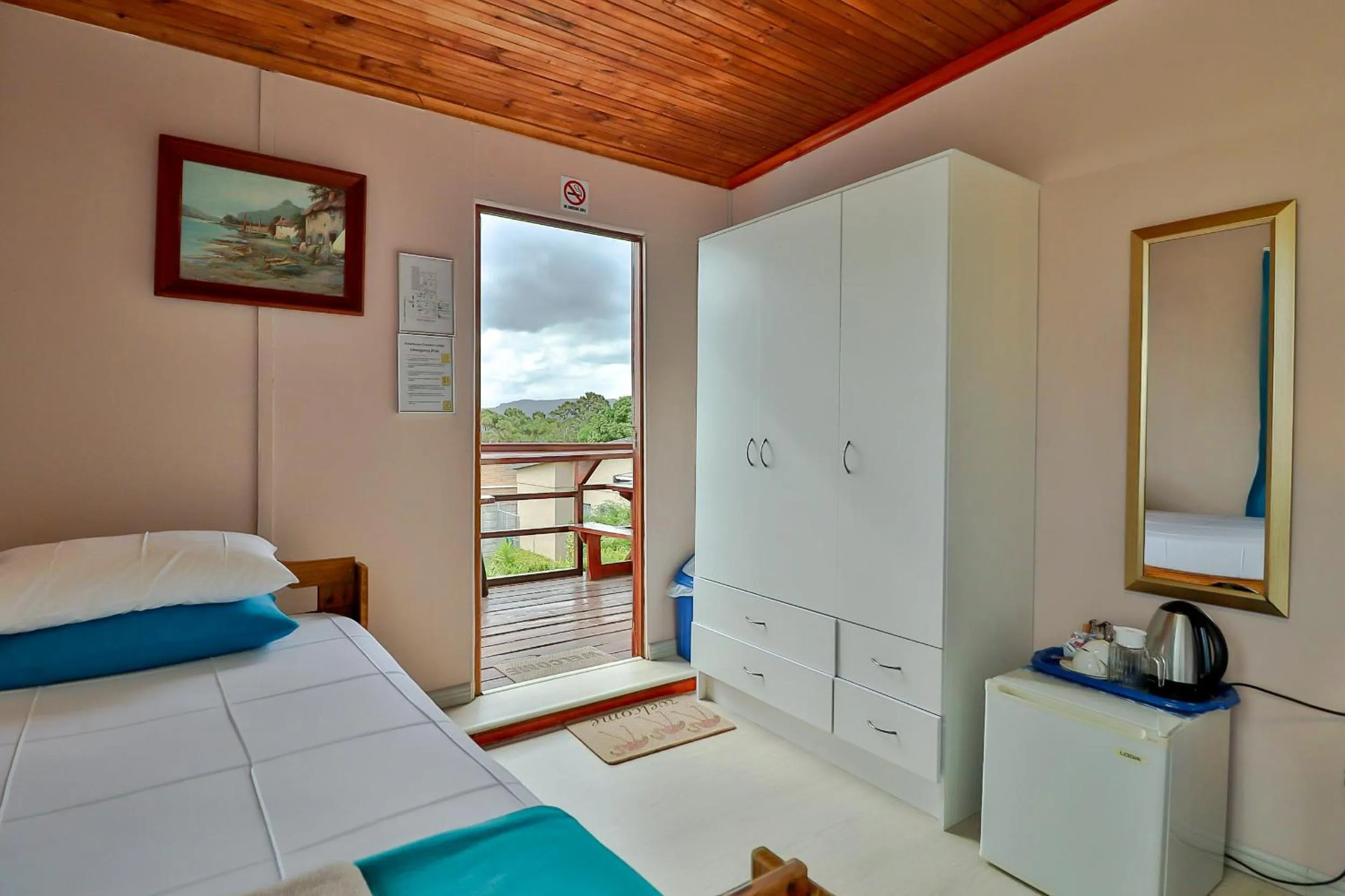 Bed in Fisherhaven Travellers Lodge