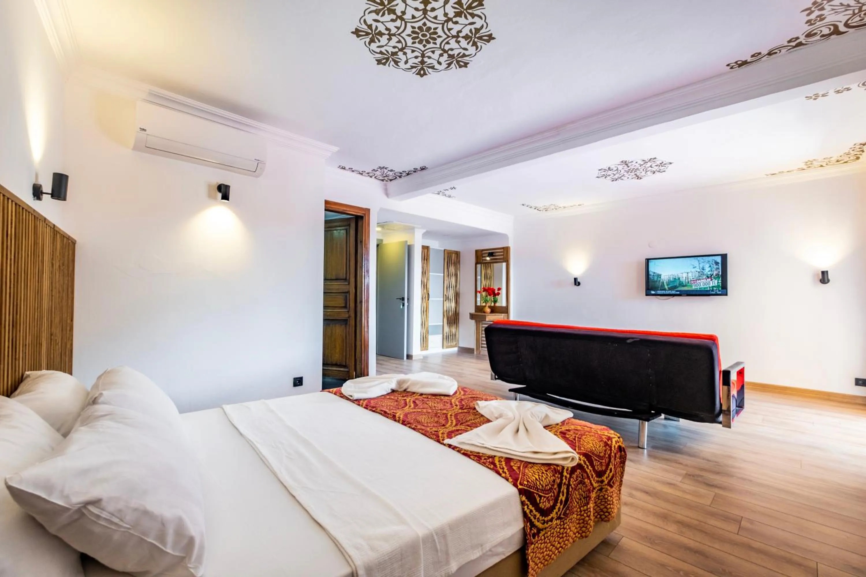 Bed in Costa Bitezhan Beach Hotel