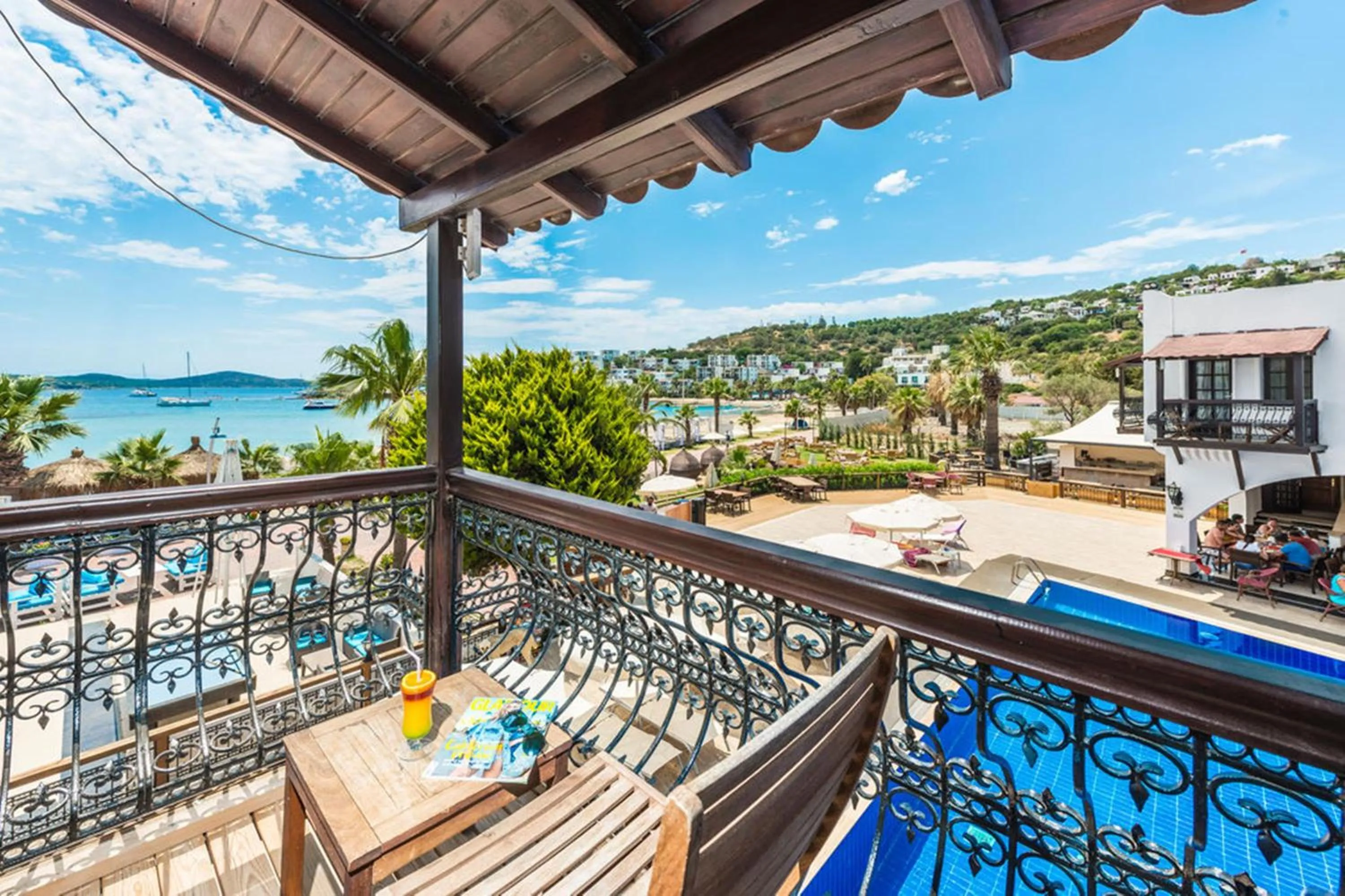 Balcony/Terrace in Costa Bitezhan Beach Hotel