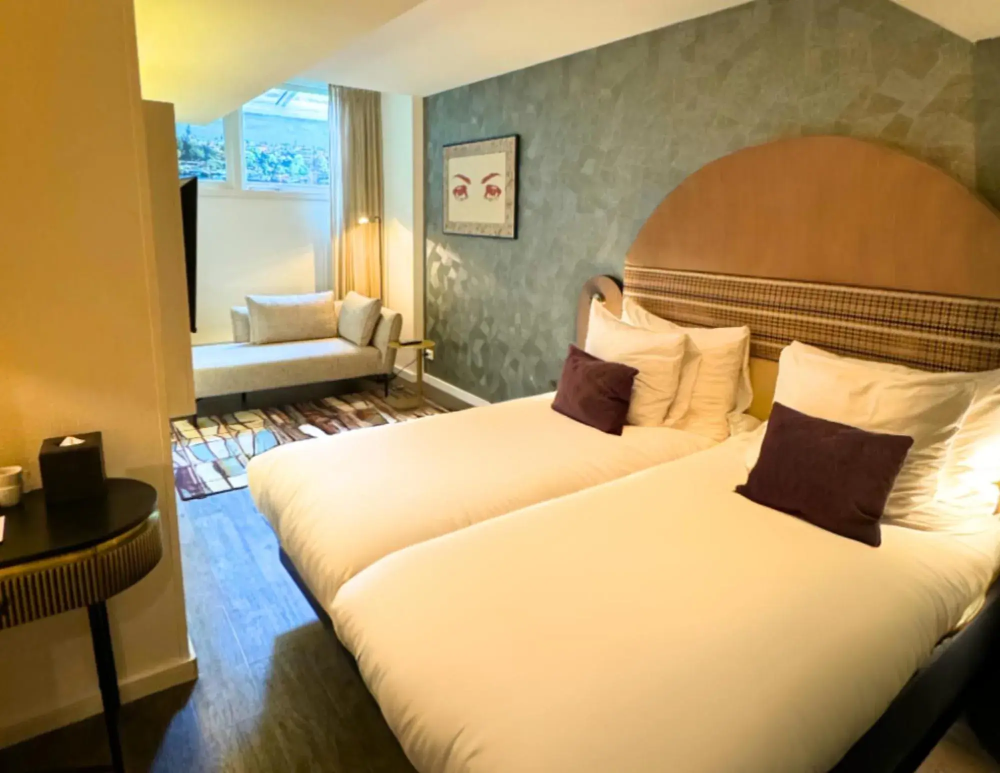 Bedroom, Bed in Boutique Hotel Albus Amsterdam Centre Bedroom, Bed in Boutique Hotel Albus Amsterdam Centre