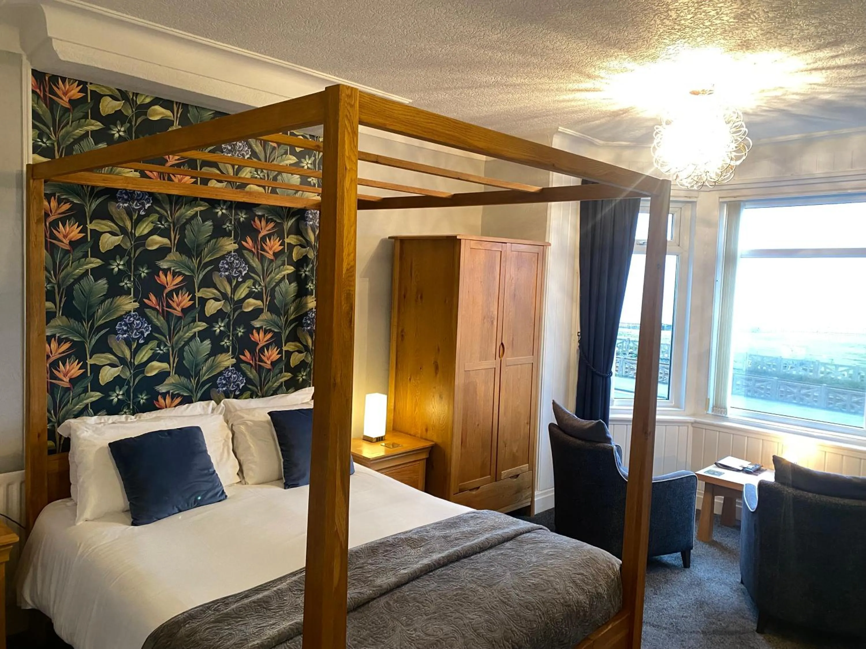 Bed in The Fossil Tree Hotel