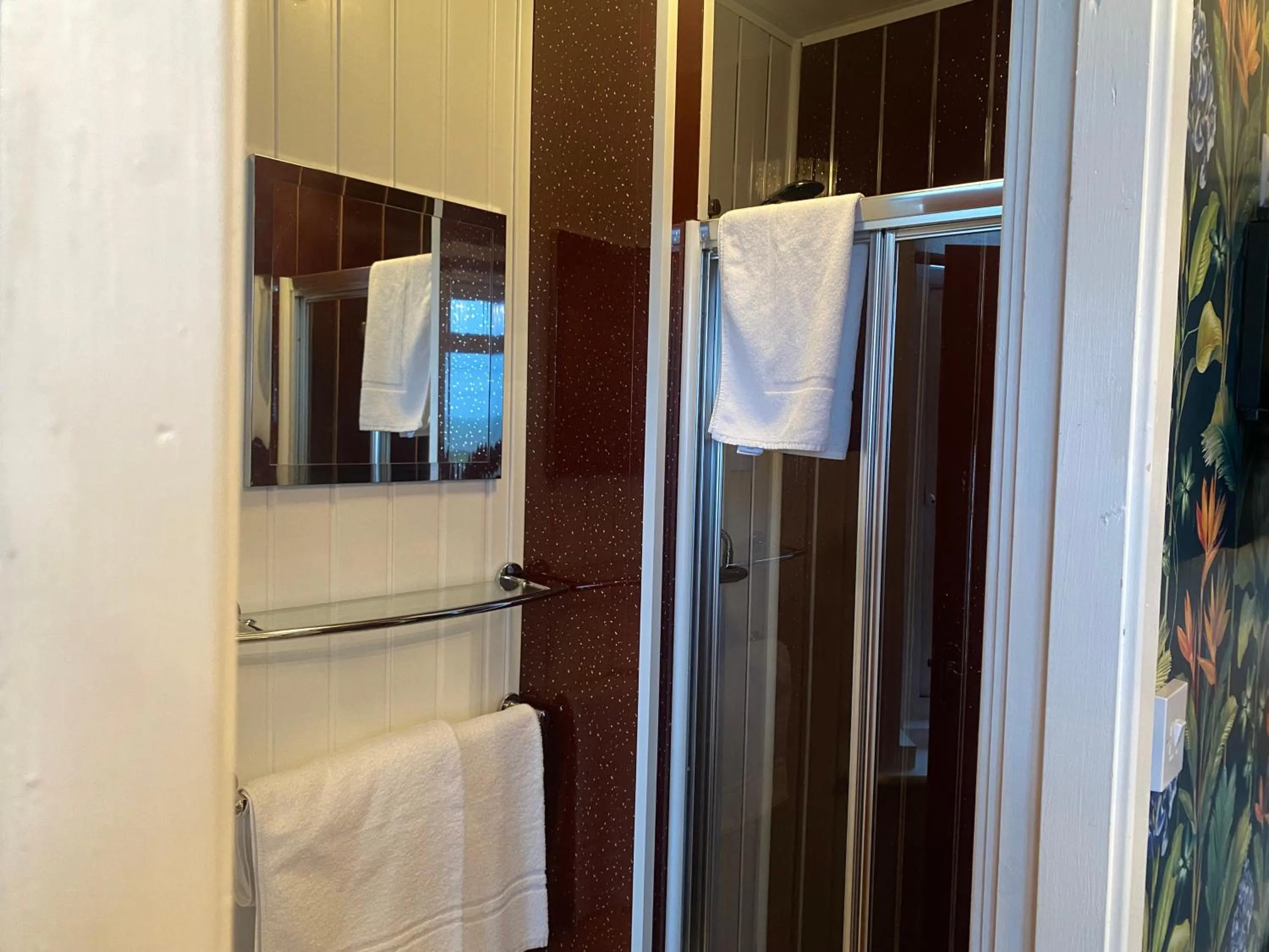 Shower in The Fossil Tree Hotel