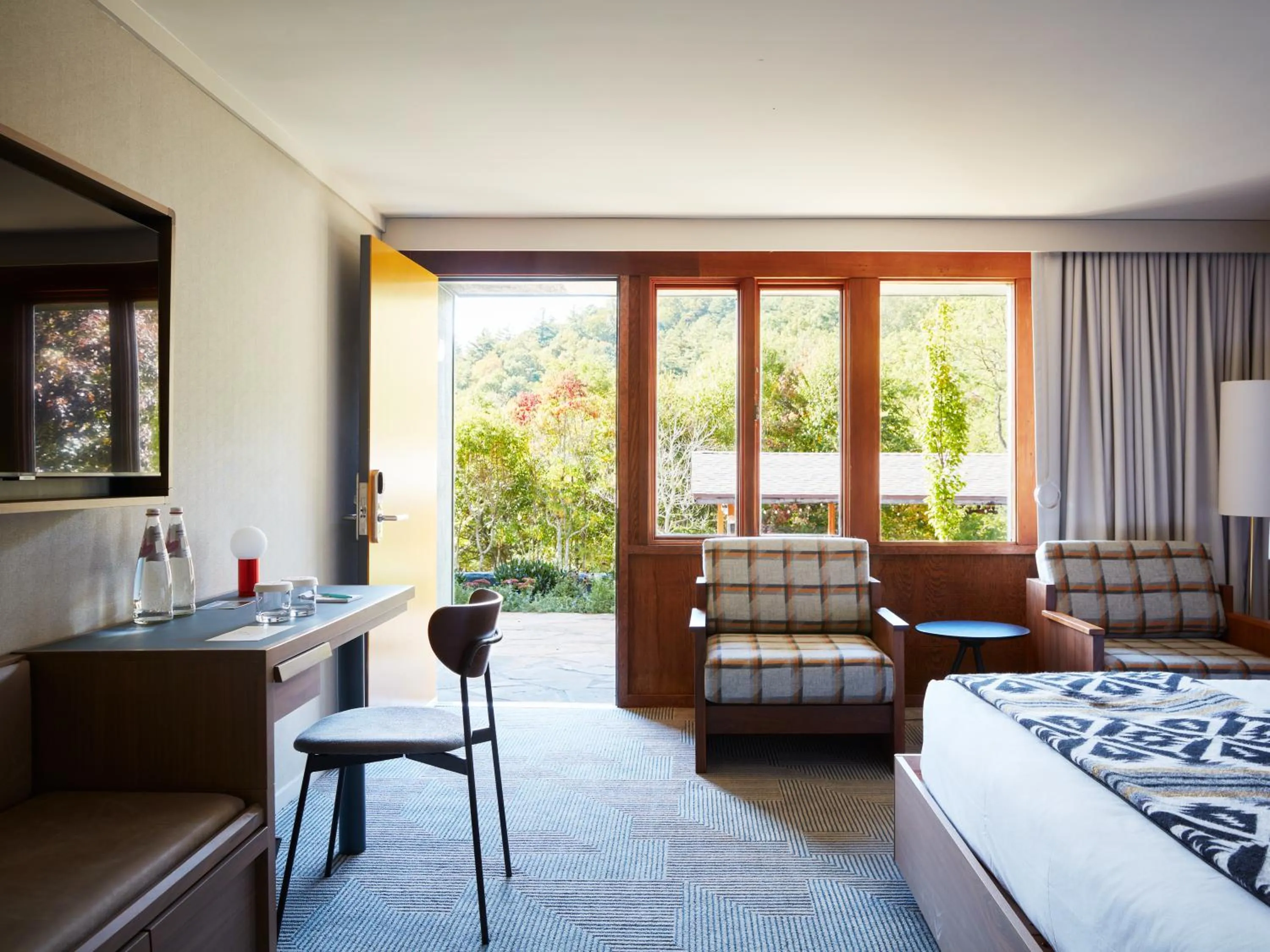 Bed in Skyline Lodge