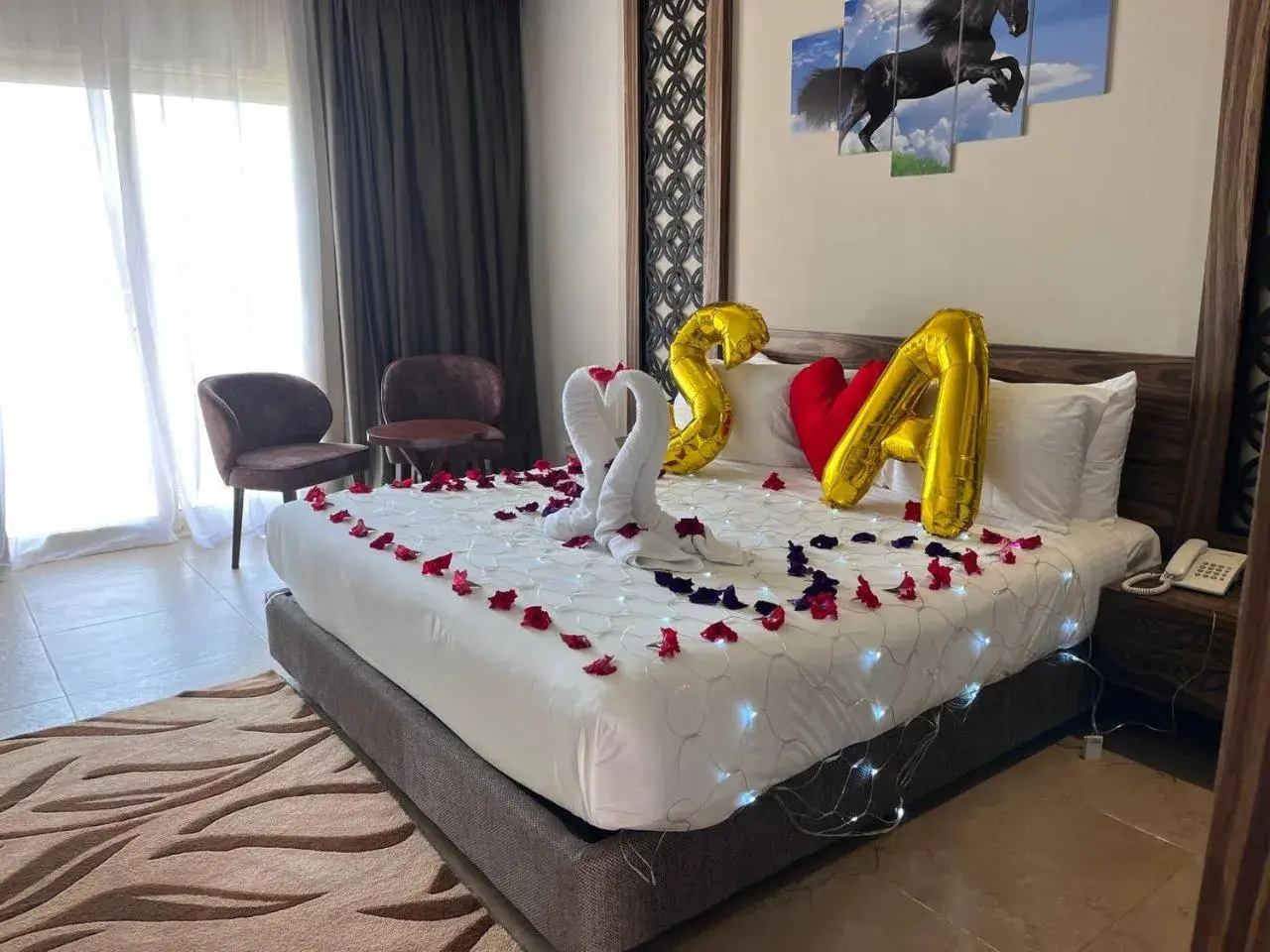 Bed in Jasmine Palace Resort Bed in Jasmine Palace Resort