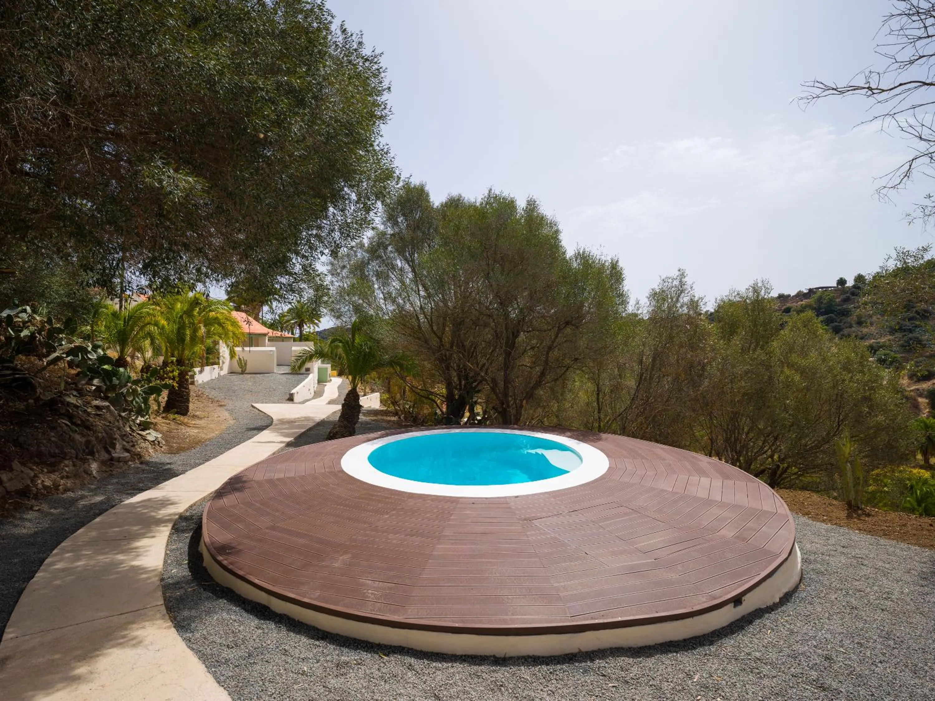 Swimming pool in Agroturismo Suites Hacienda los Olivos