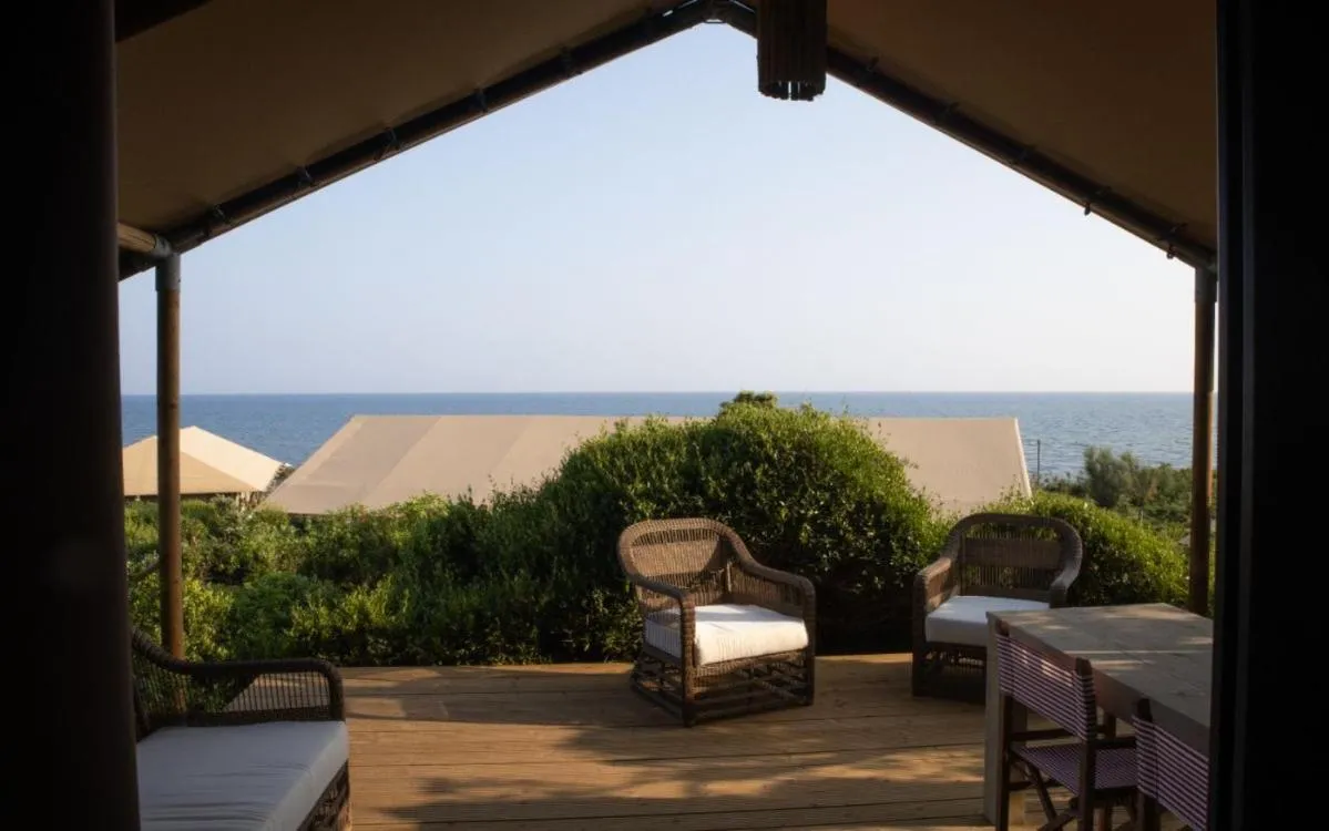 Seaview Tent Suite in Resort & Glamping Terre di Sacra in Toscana