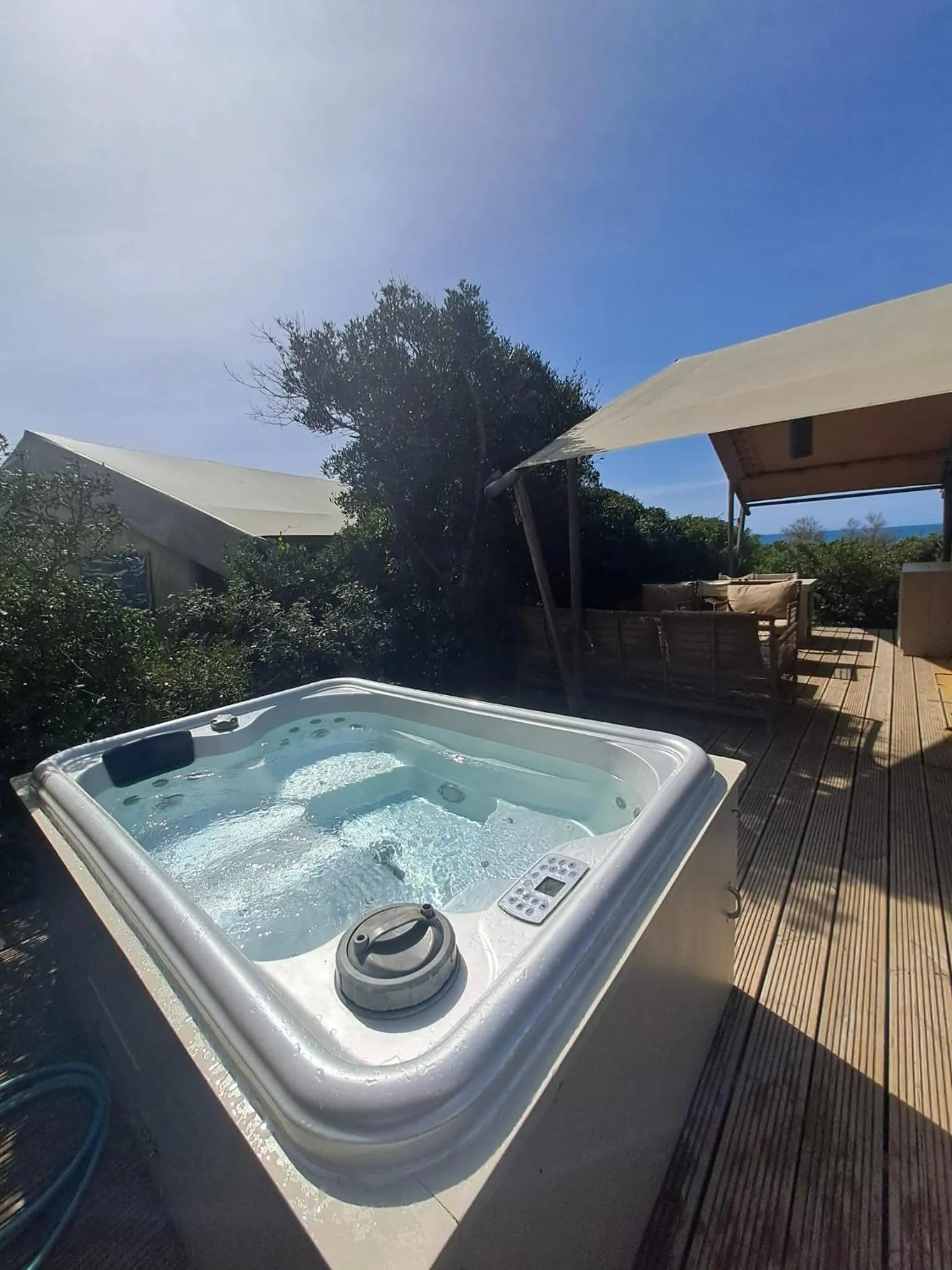 Small Dune Tent with Jacuzzi  in Resort & Glamping Terre di Sacra in Toscana