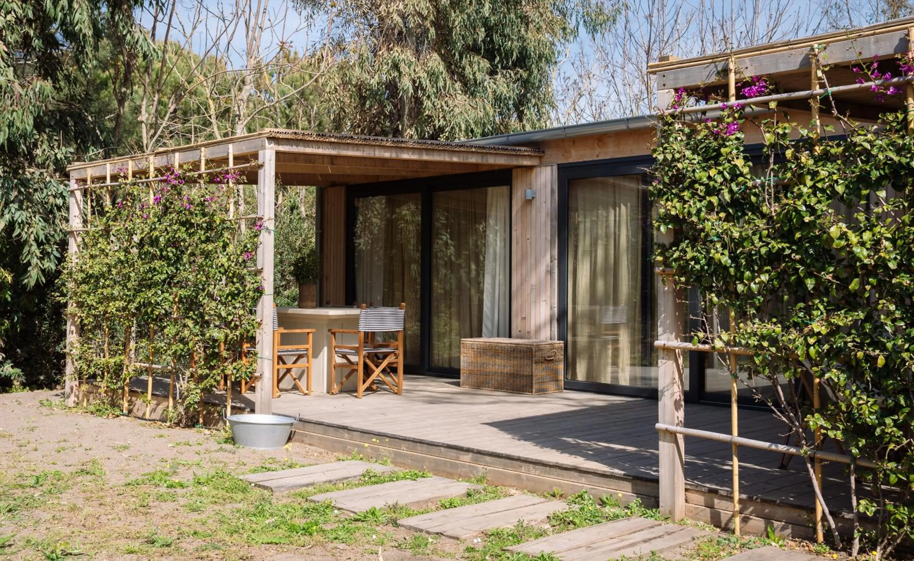 Ecoluxe Lodge with Pool in Resort & Glamping Terre di Sacra in Toscana