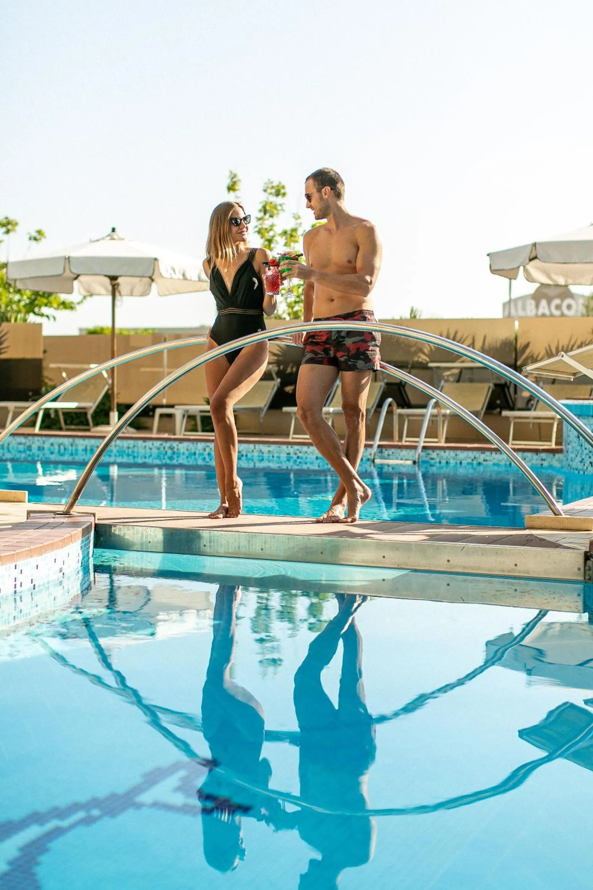 Swimming pool in Hotel Mazzanti