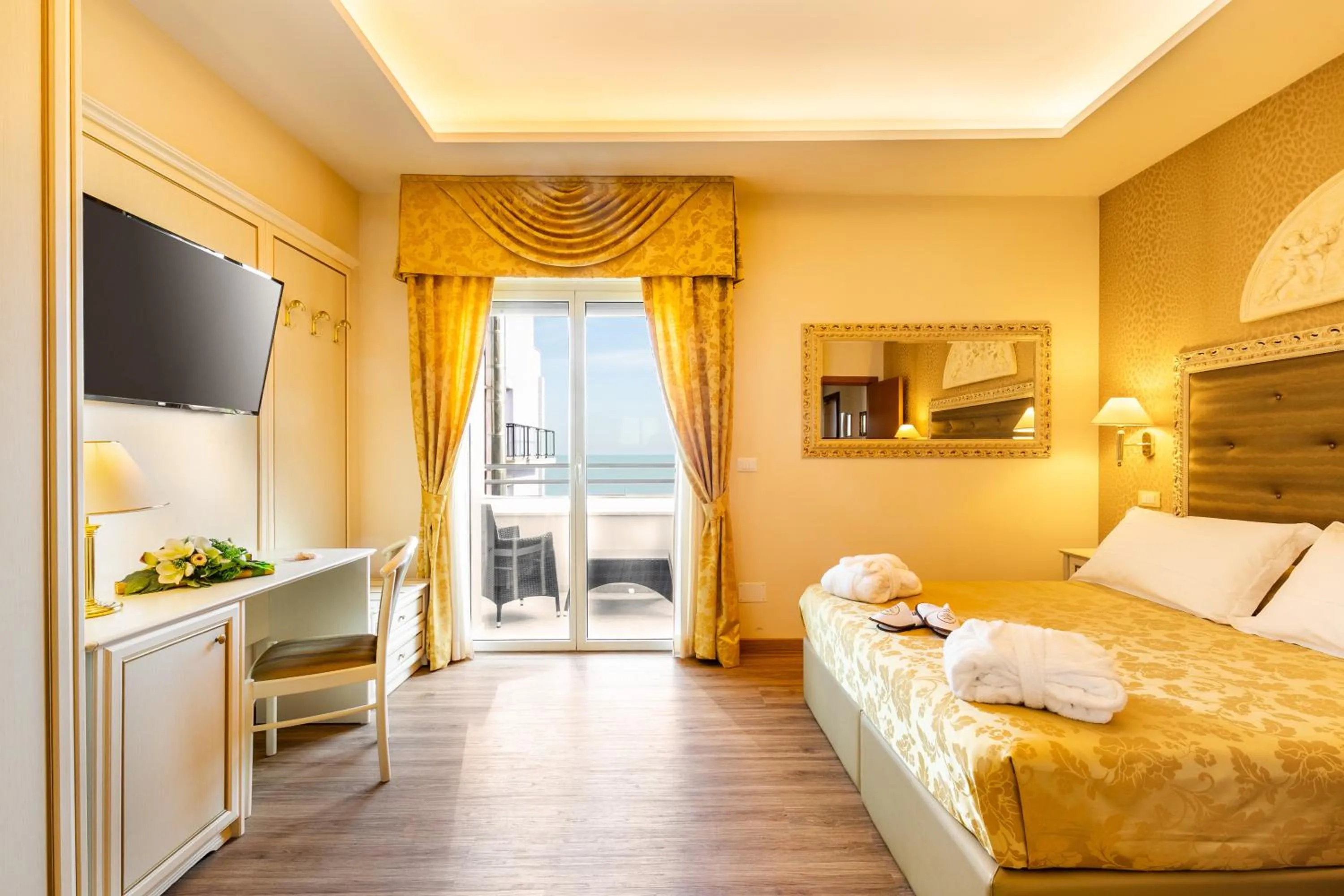 Bed in Hotel Mazzanti