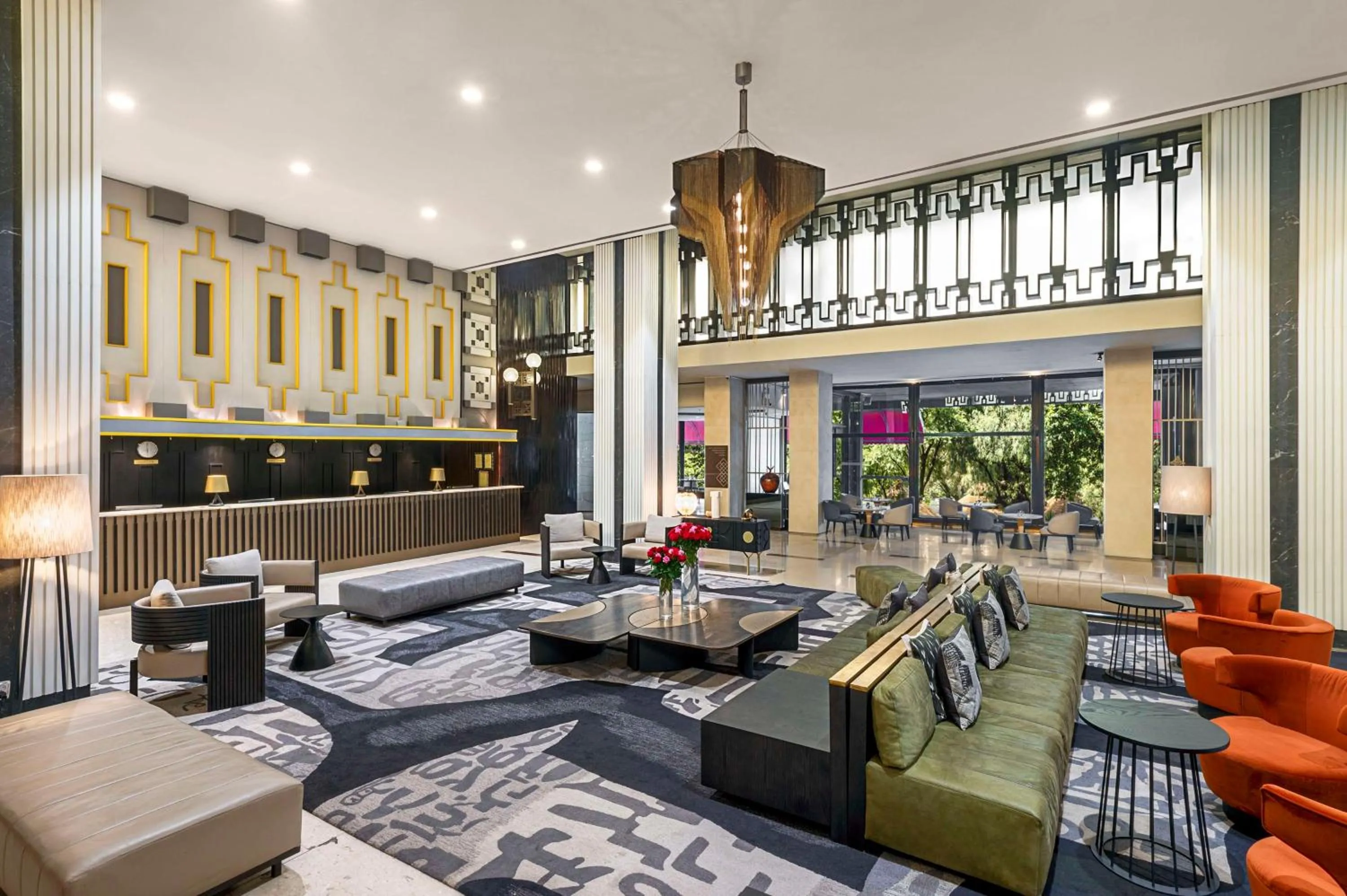 Lobby or reception in Hilton Addis Ababa