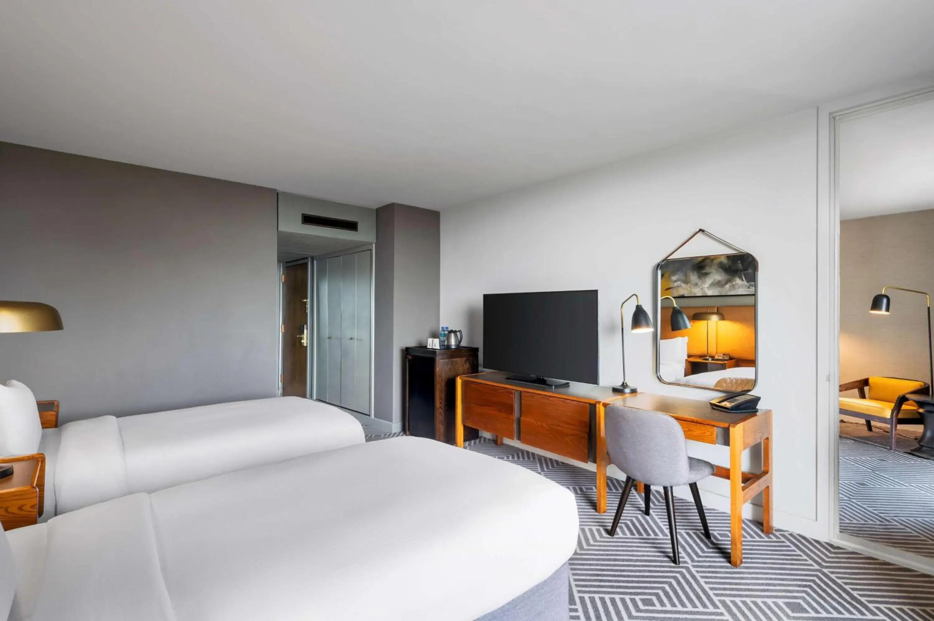 Bed in Hilton Addis Ababa Bed in Hilton Addis Ababa