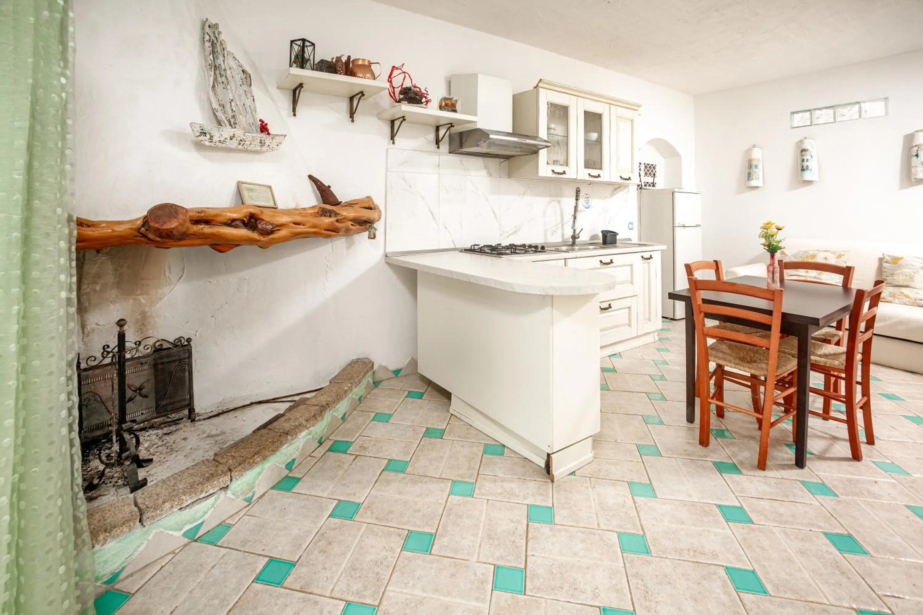 Kitchen or kitchenette in Locanda Domus De Vida