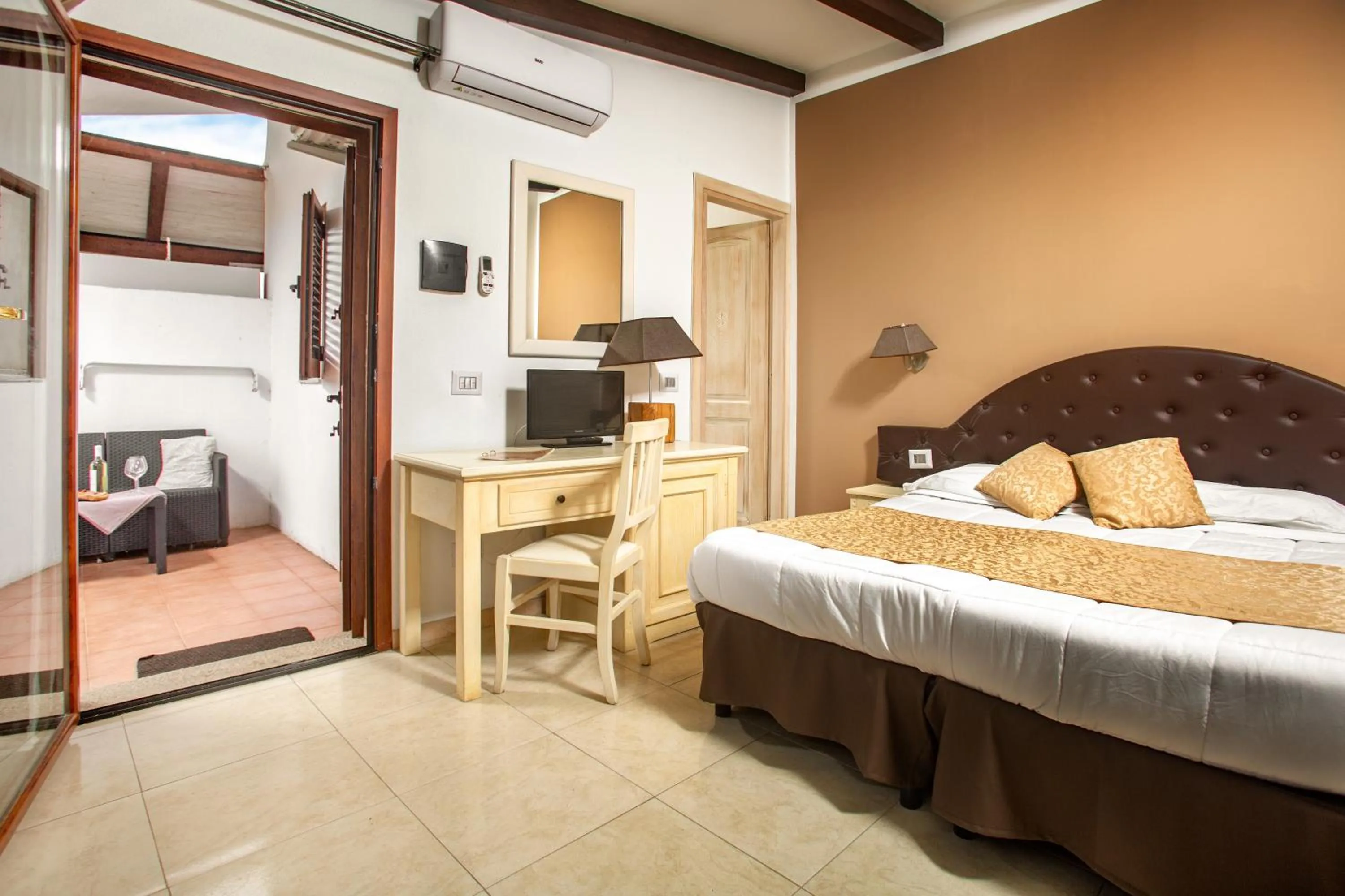 Bed in Locanda Domus De Vida